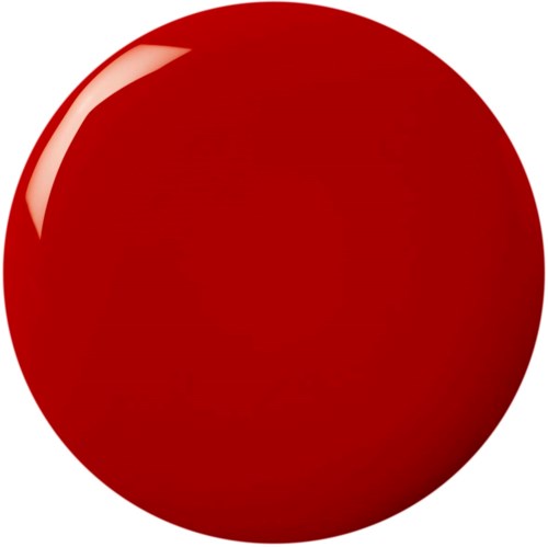 A plain red circle with a light reflection on top left. No other elements.