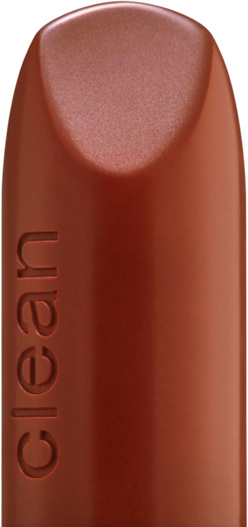 A brown lip balm stick with the brand name "Clien" embossed vertically.