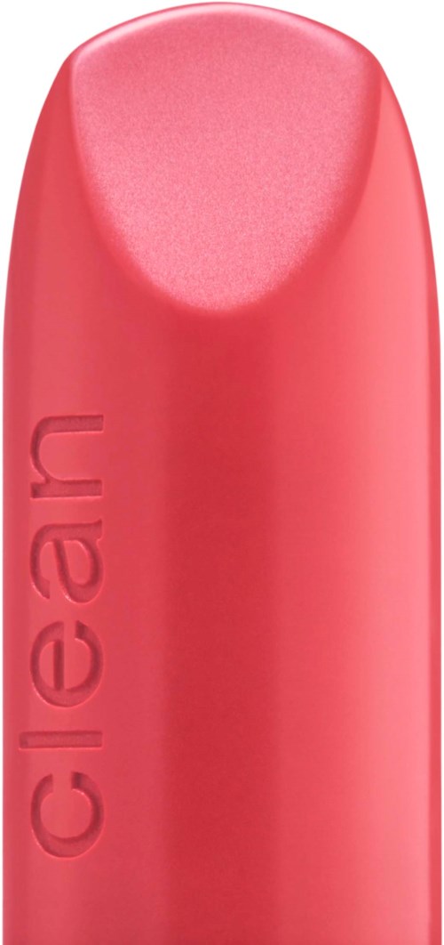 Pink, cylindrisk läppbalsambehållare med märket 'Cien' präglat på den.