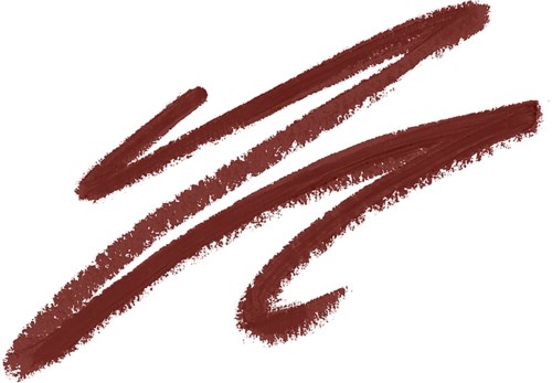 Three brown curved streaks on a white background, coming from the top left to bottom right.