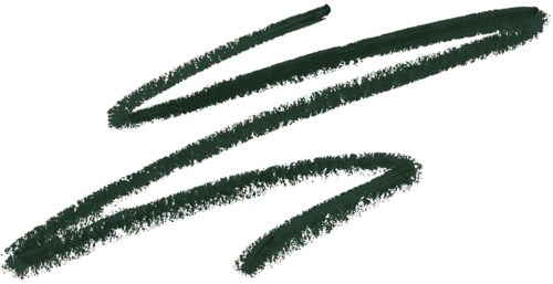 Three thick, dark green brush strokes on a white background.