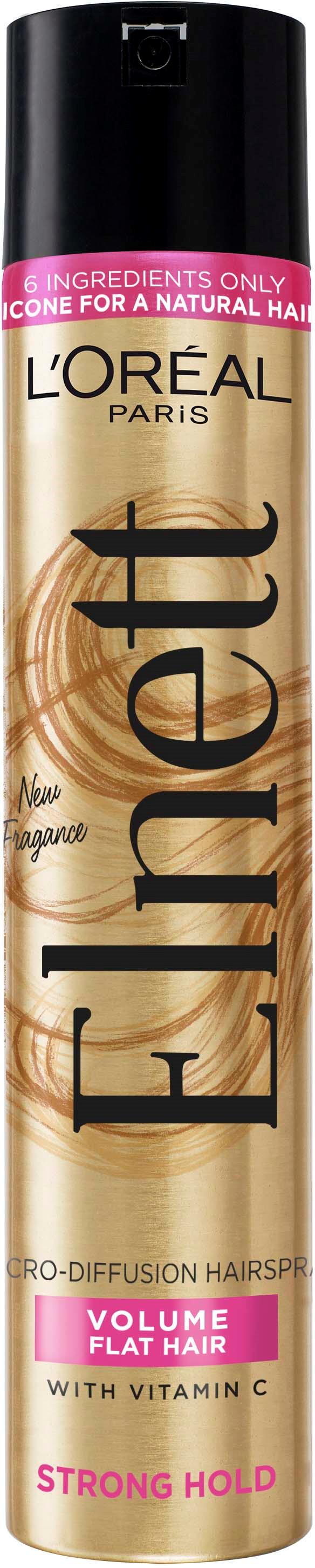Loreal Paris Elnett Hair Spray Volume Flat Hair Strong Hold 200 ml