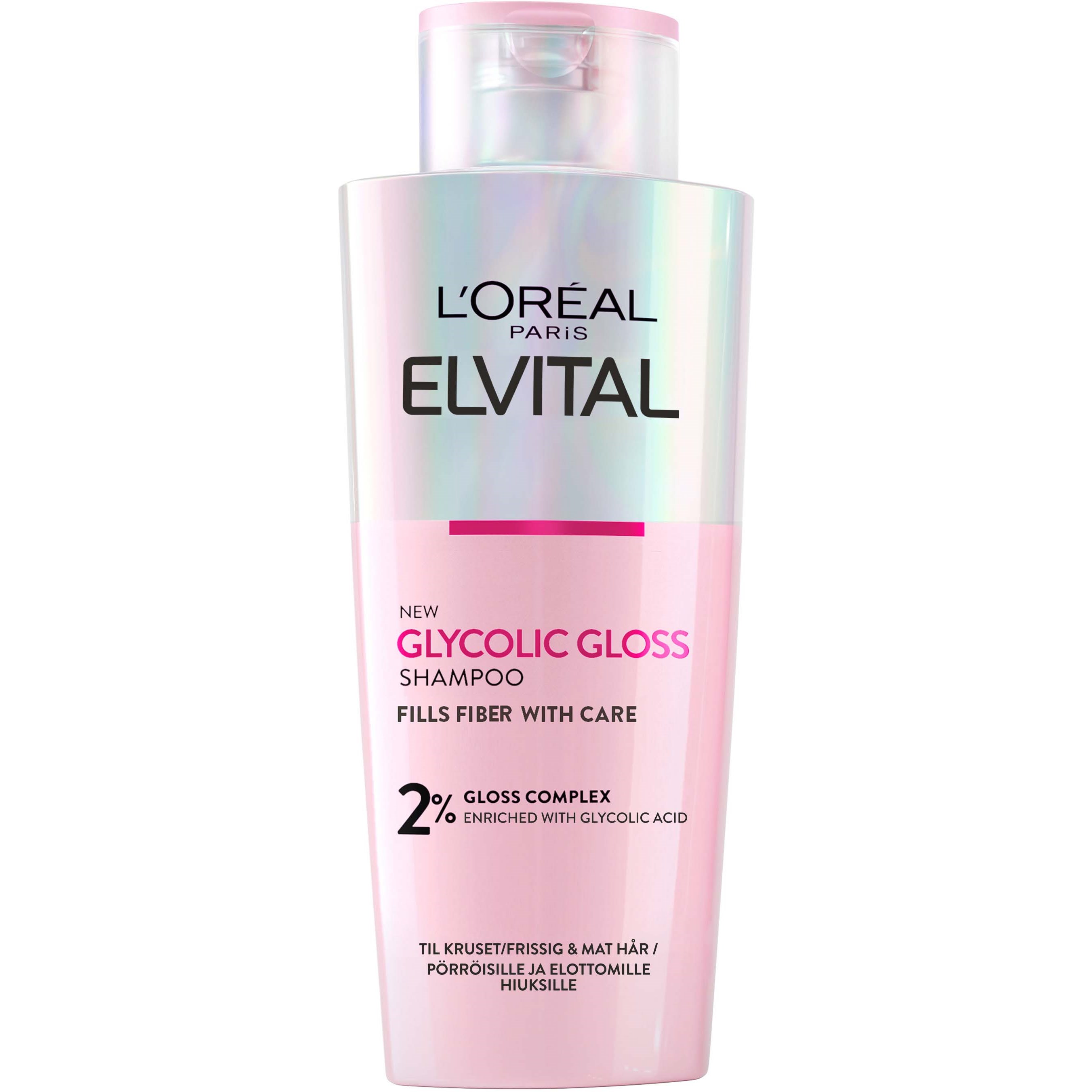 Läs mer om Loreal Paris Elvital Glycolic Gloss Shampoo 200 ml