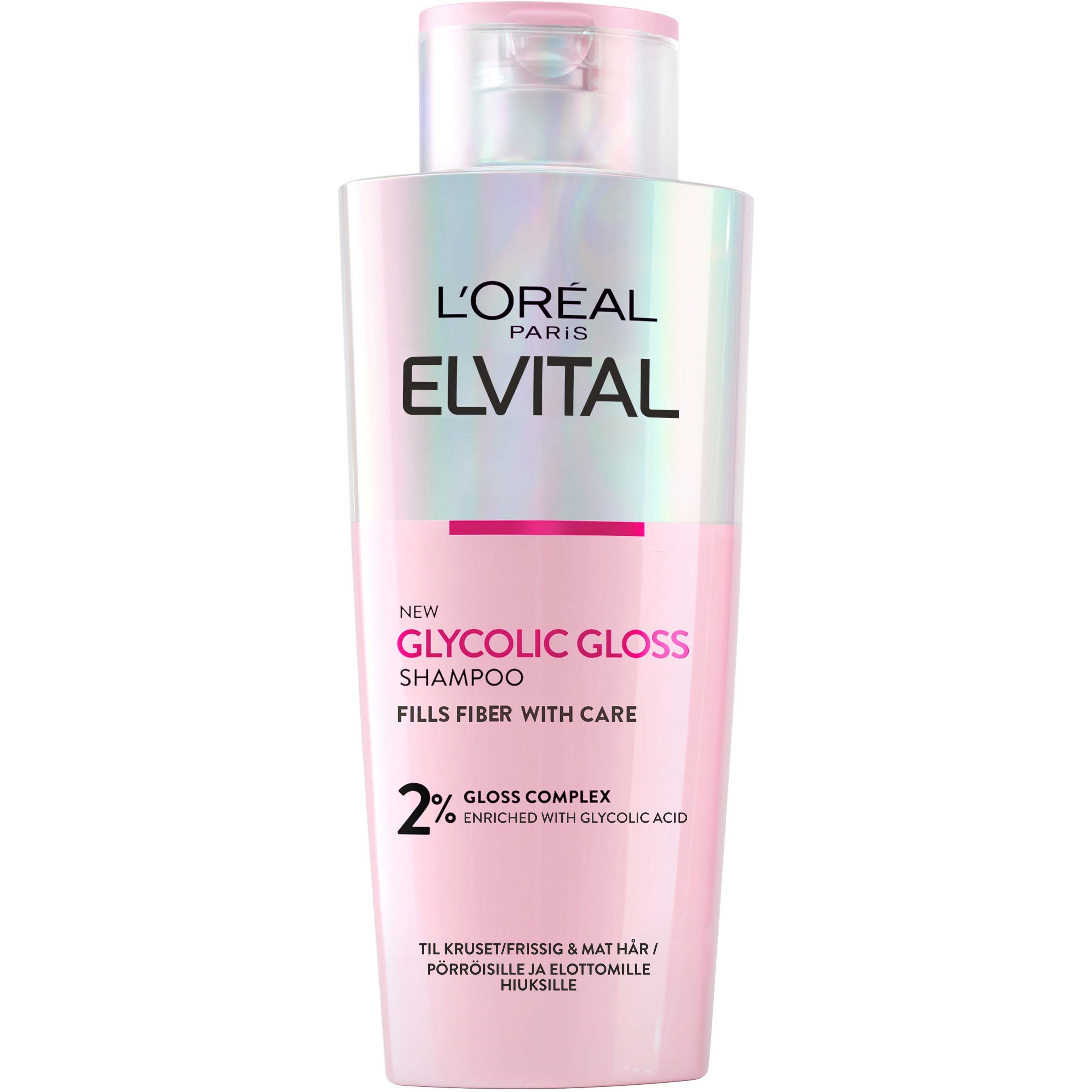 Loreal Paris Elvital Glycolic Gloss Ultimate Shampoo For Dull Hai billede