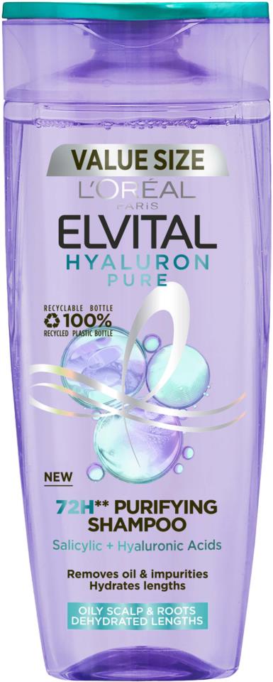 L'Oréal Paris Elvital Hyaluron Pure  Purifying Shampoo 250 ml