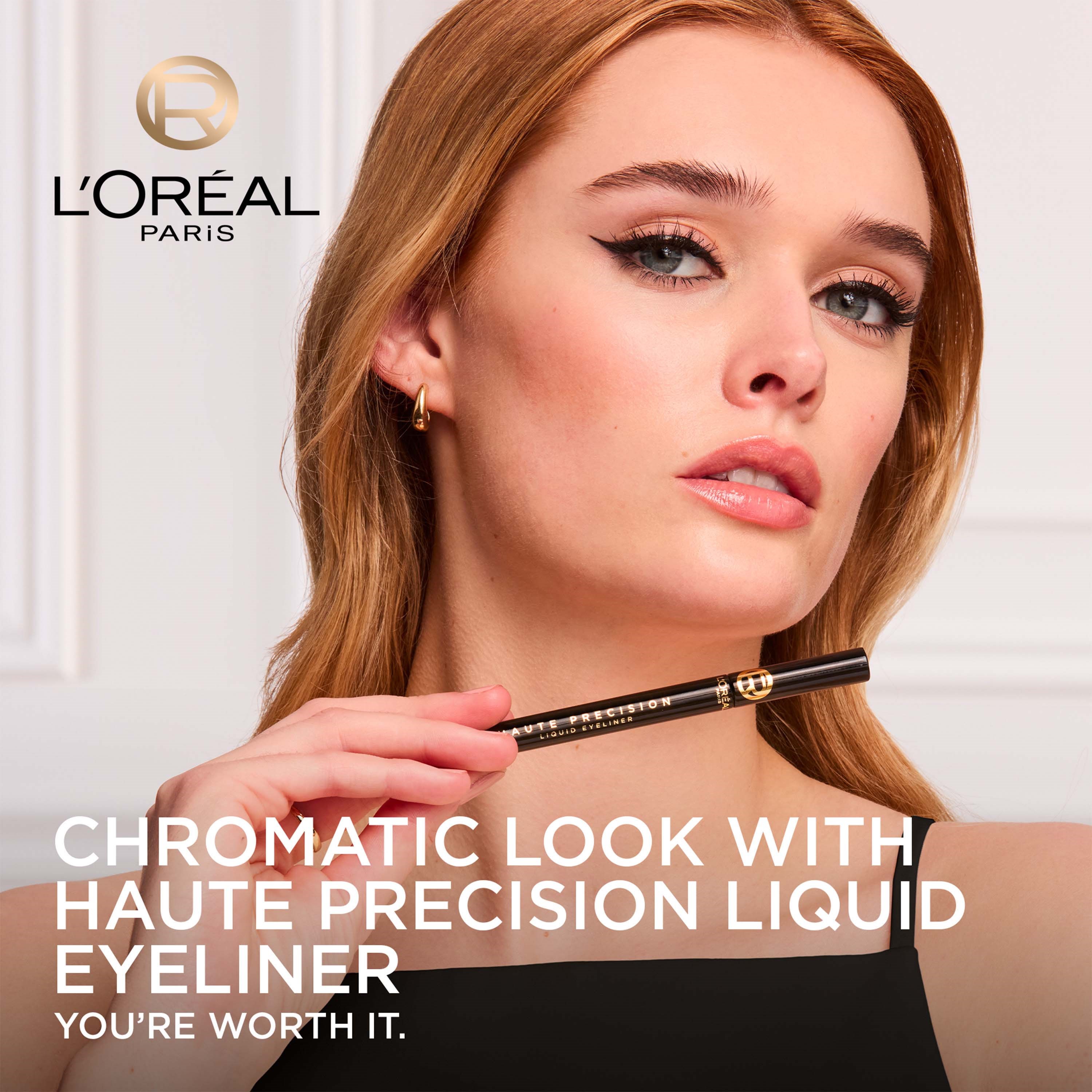 L'Oréal Paris Haute Precision Liquid Eyeliner 010 Noir Silk (obrázok 3)