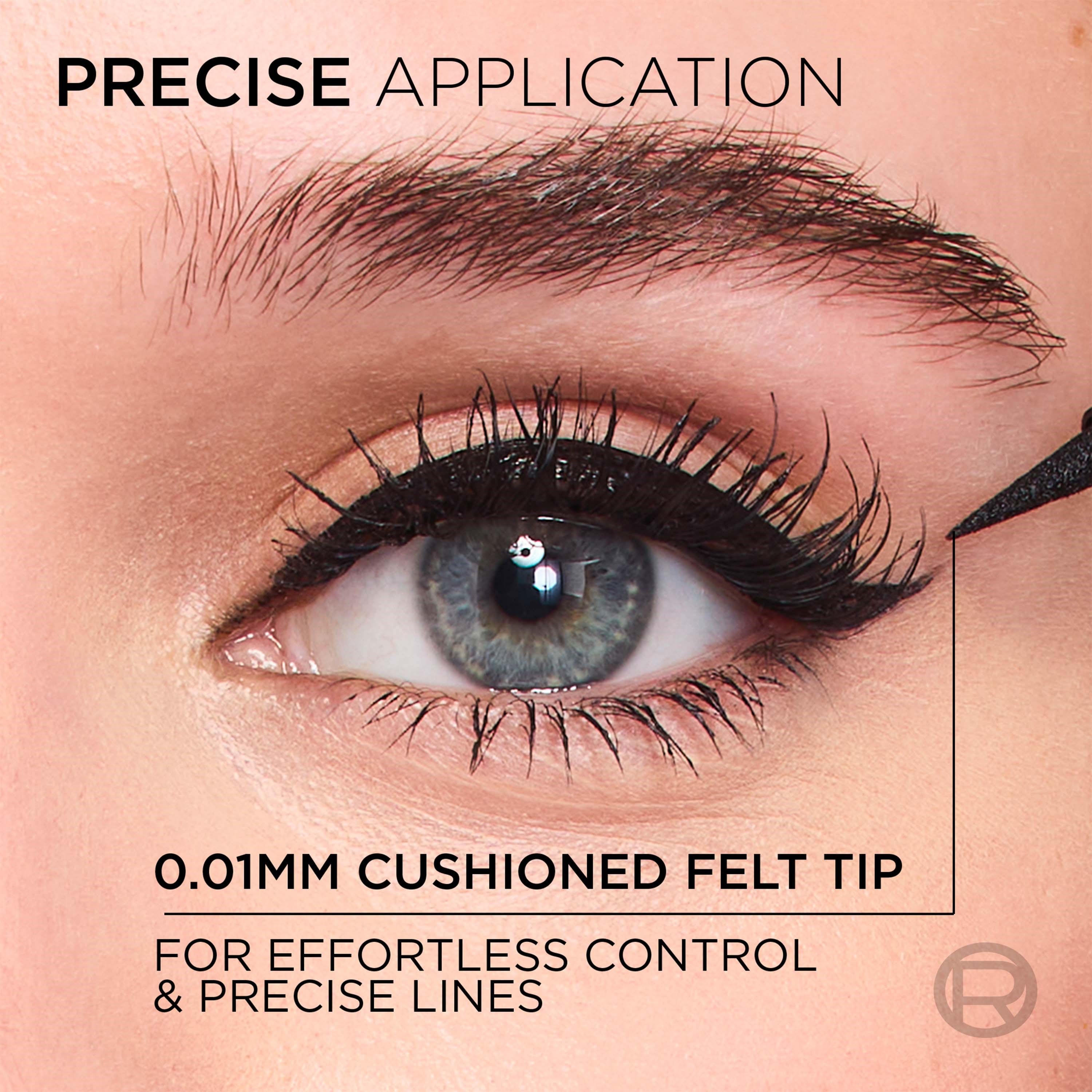 L'Oréal Paris Haute Precision Liquid Eyeliner 010 Noir Silk (obrázok 7)