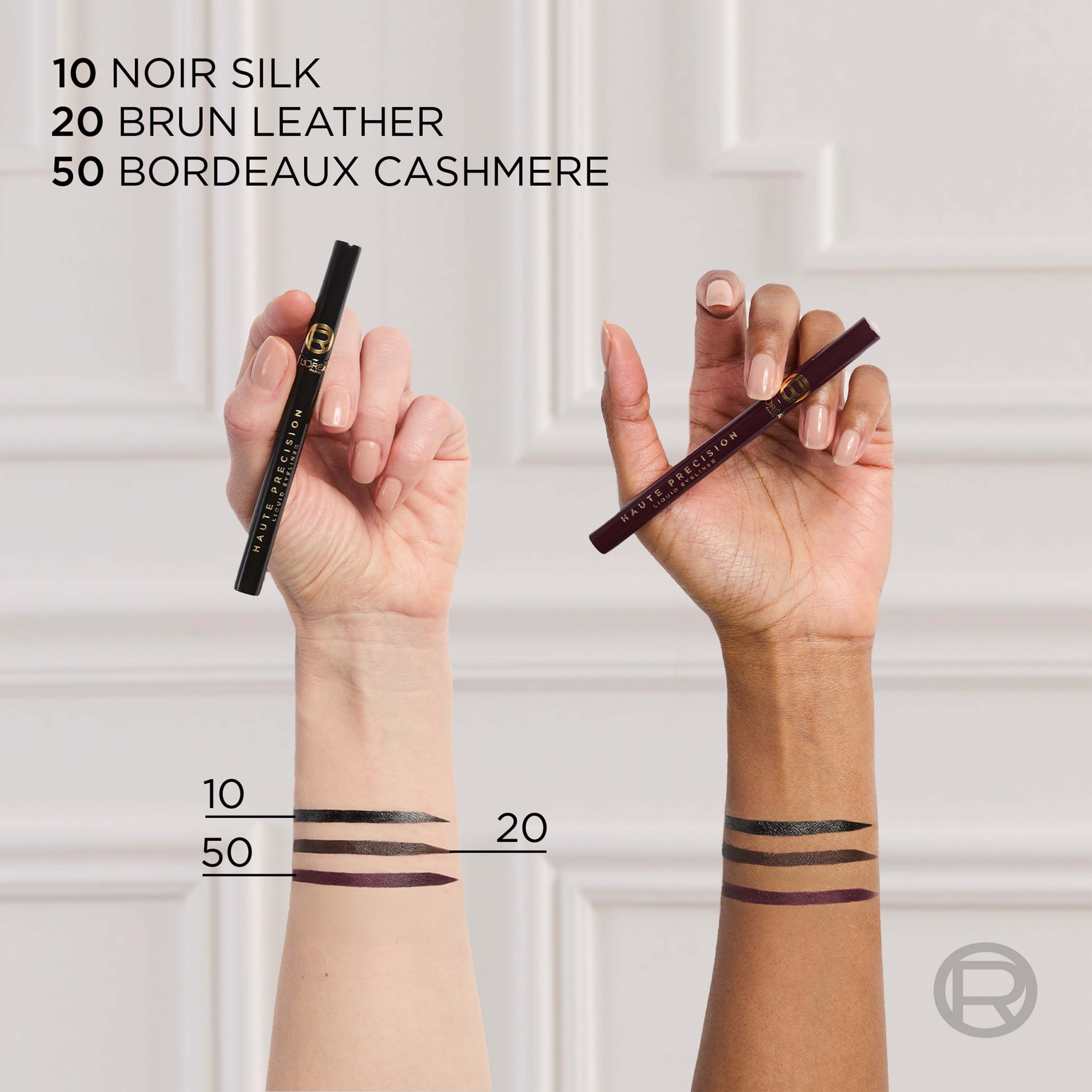 L'Oréal Paris Haute Precision Liquid Eyeliner 010 Noir Silk (obrázok 8)