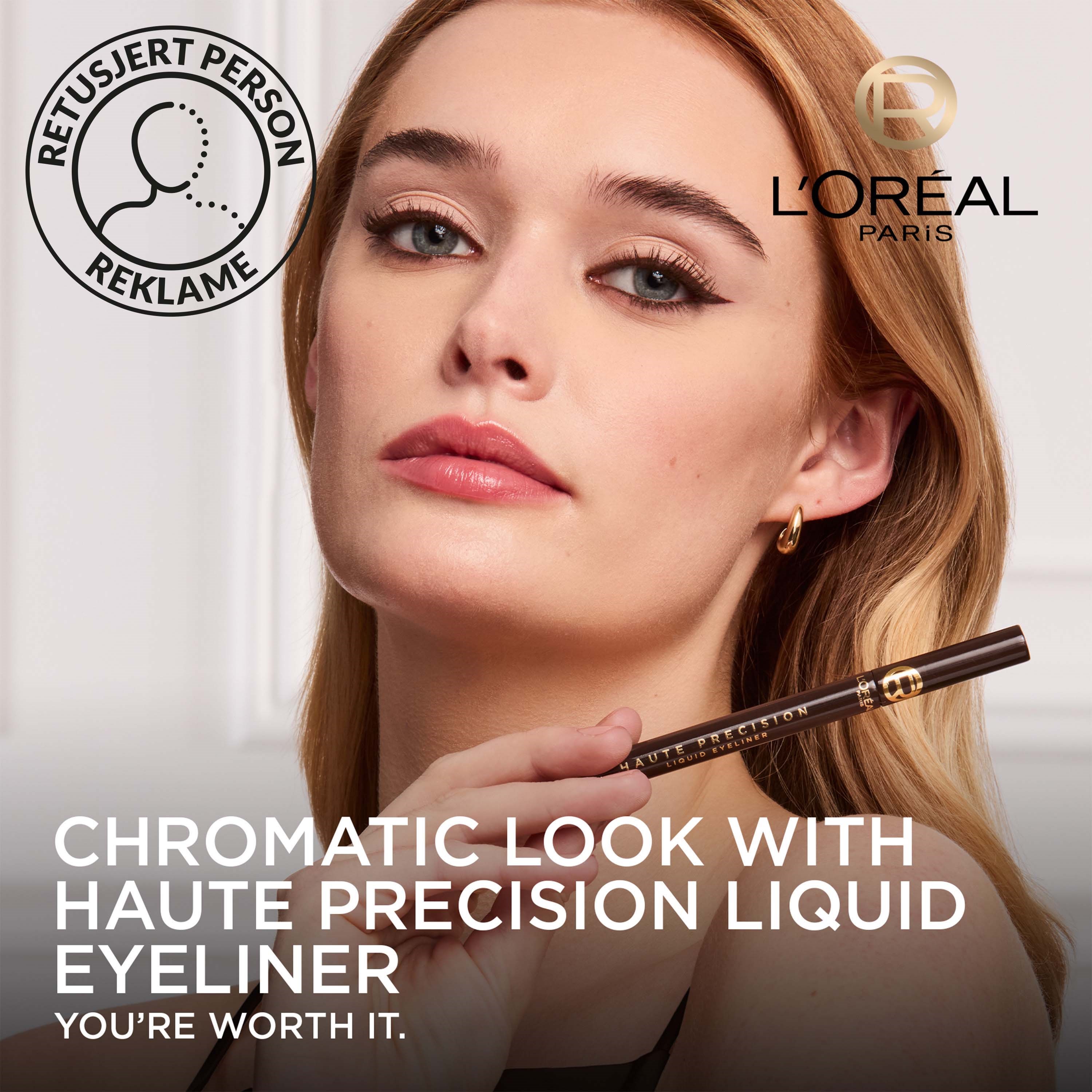 L'Oréal Paris Haute Precision Liquid Eyeliner 020 Brun Leather (obrázok 3)