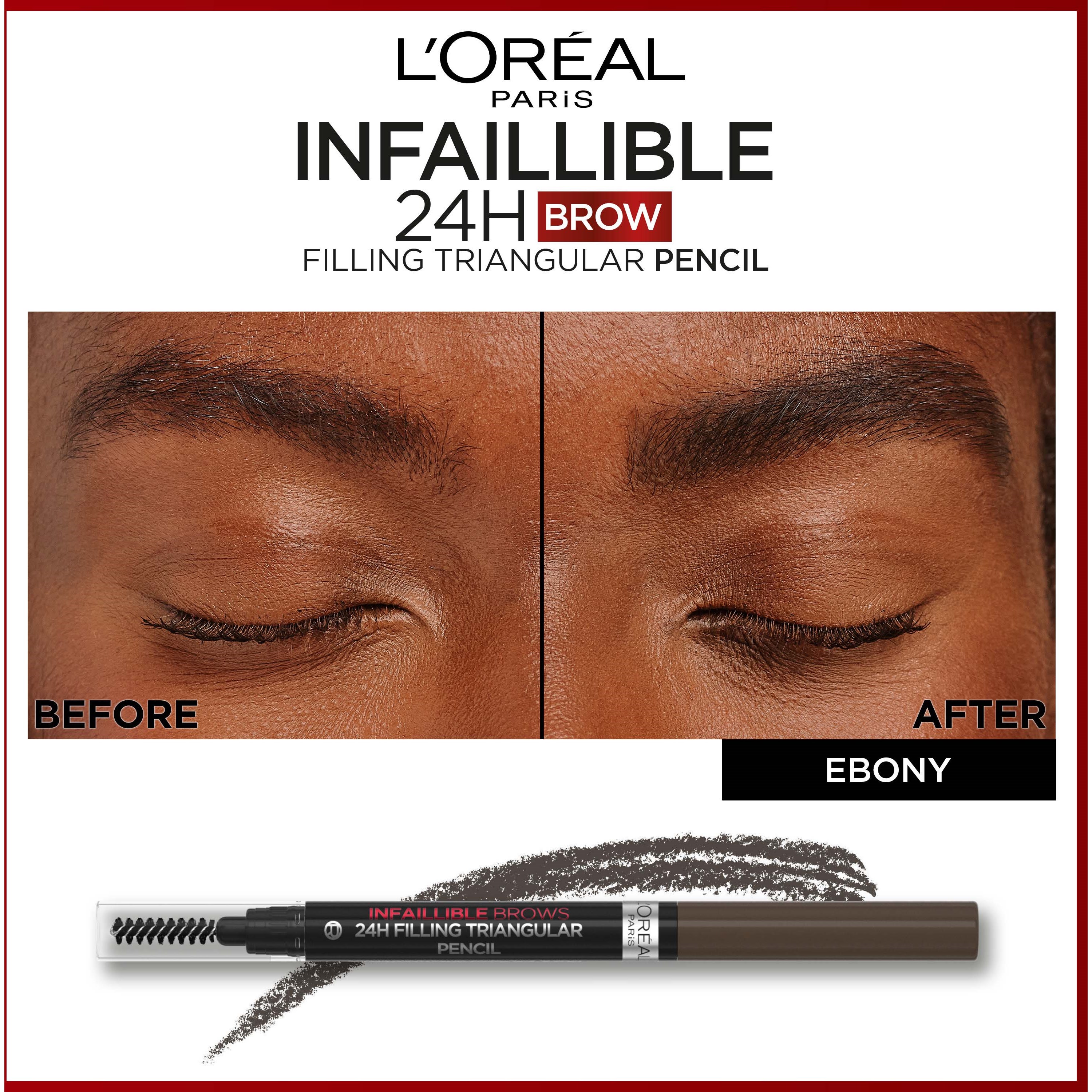 L'Oréal Paris Infaillible Brows 24H Filling Triangular Pencil 1.0 Ebon (obrázok 6)