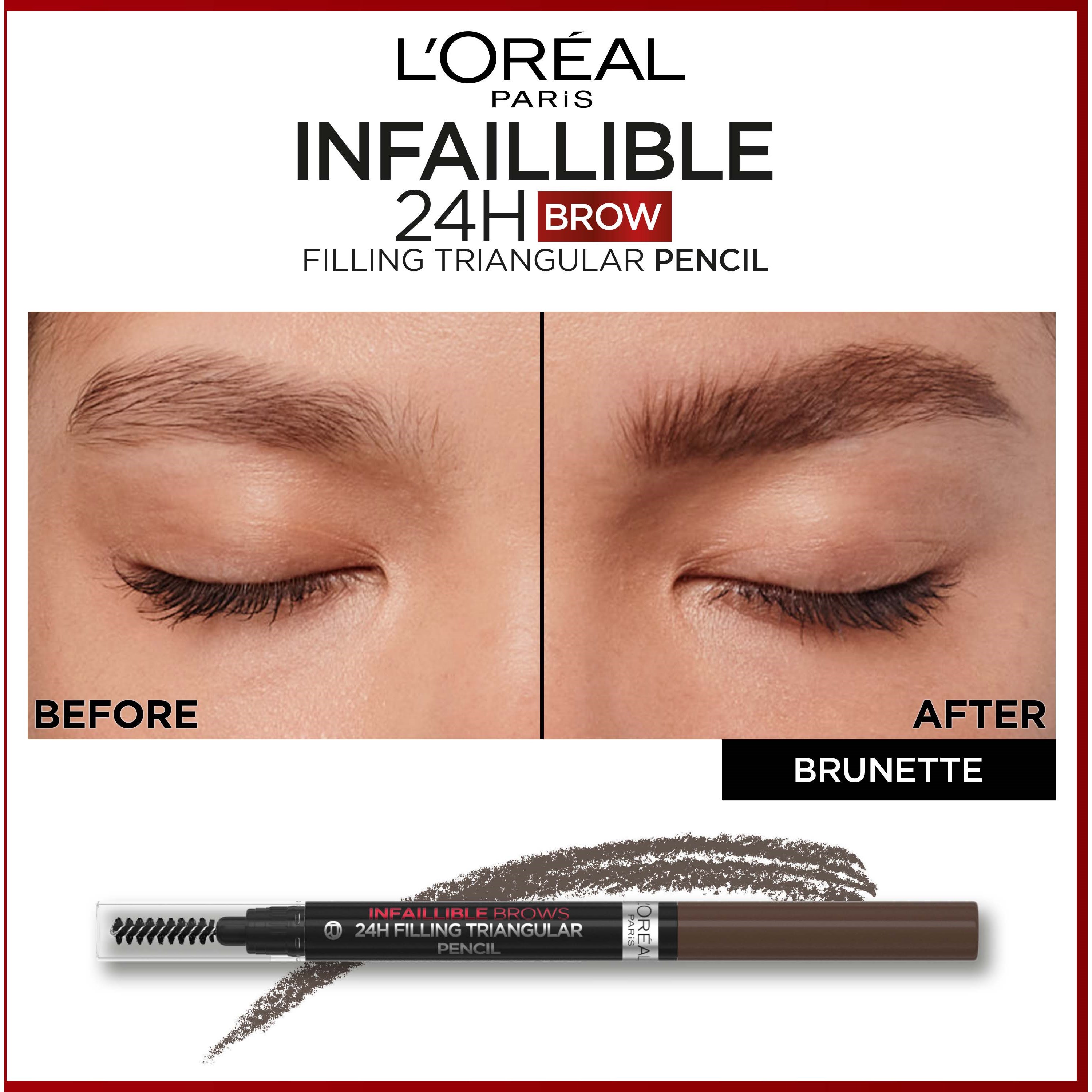 L'Oréal Paris Infaillible Brows 24H Filling Triangular Pencil 3.0 Brun (obrázok 6)