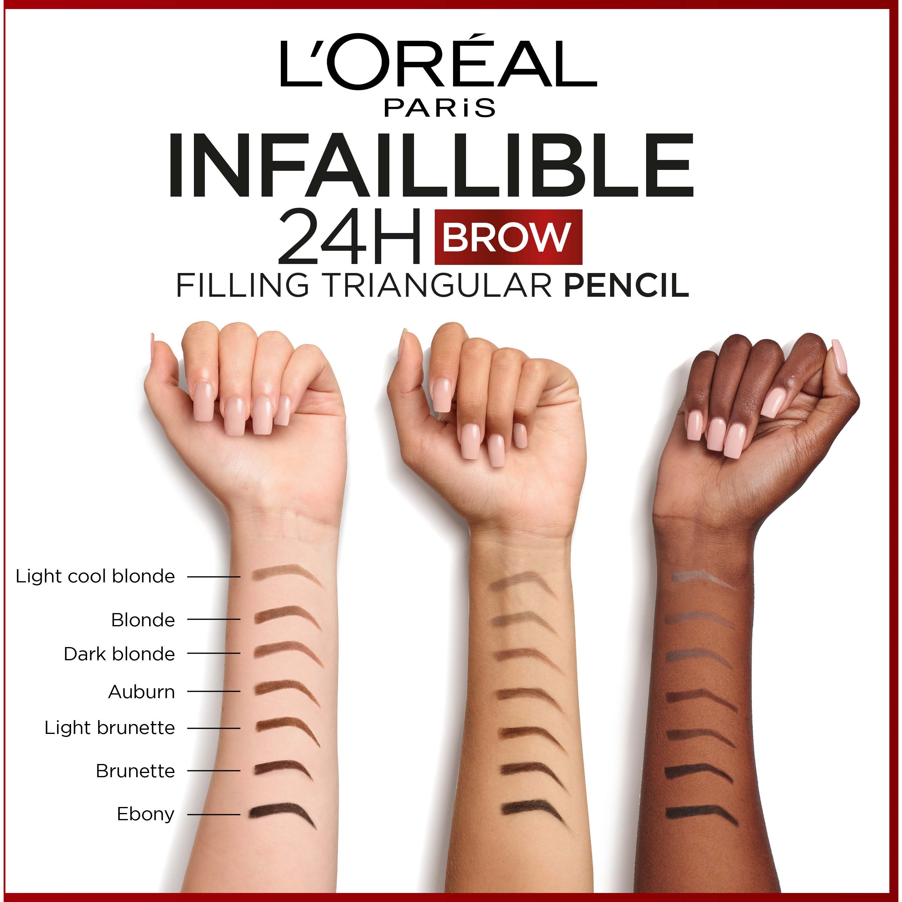 L'Oréal Paris Infaillible Brows 24H Filling Triangular Pencil 3.0 Brun (obrázok 8)