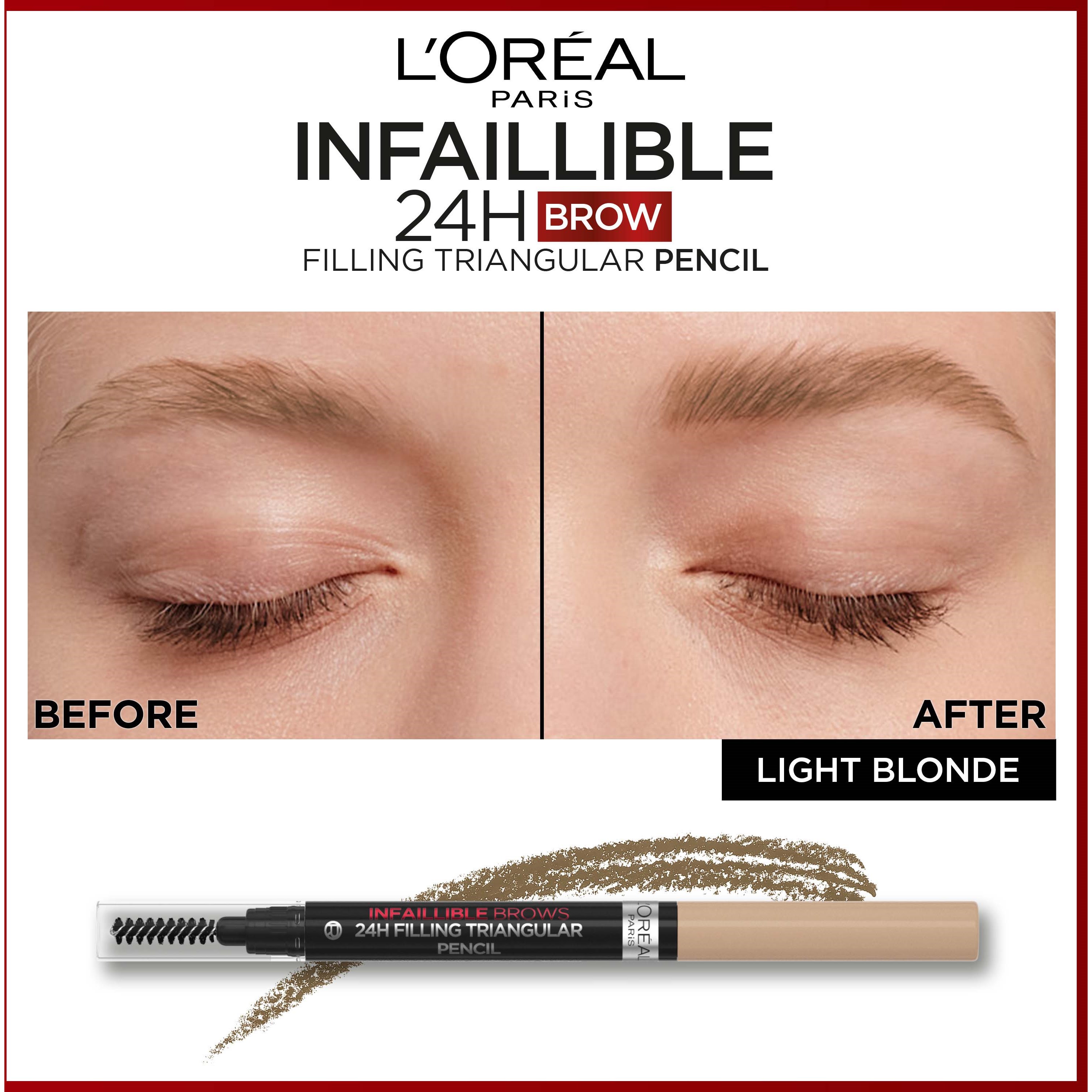 L'Oréal Paris Infaillible Brows 24H Filling Triangular Pencil 5.0 Ligh (obrázok 6)