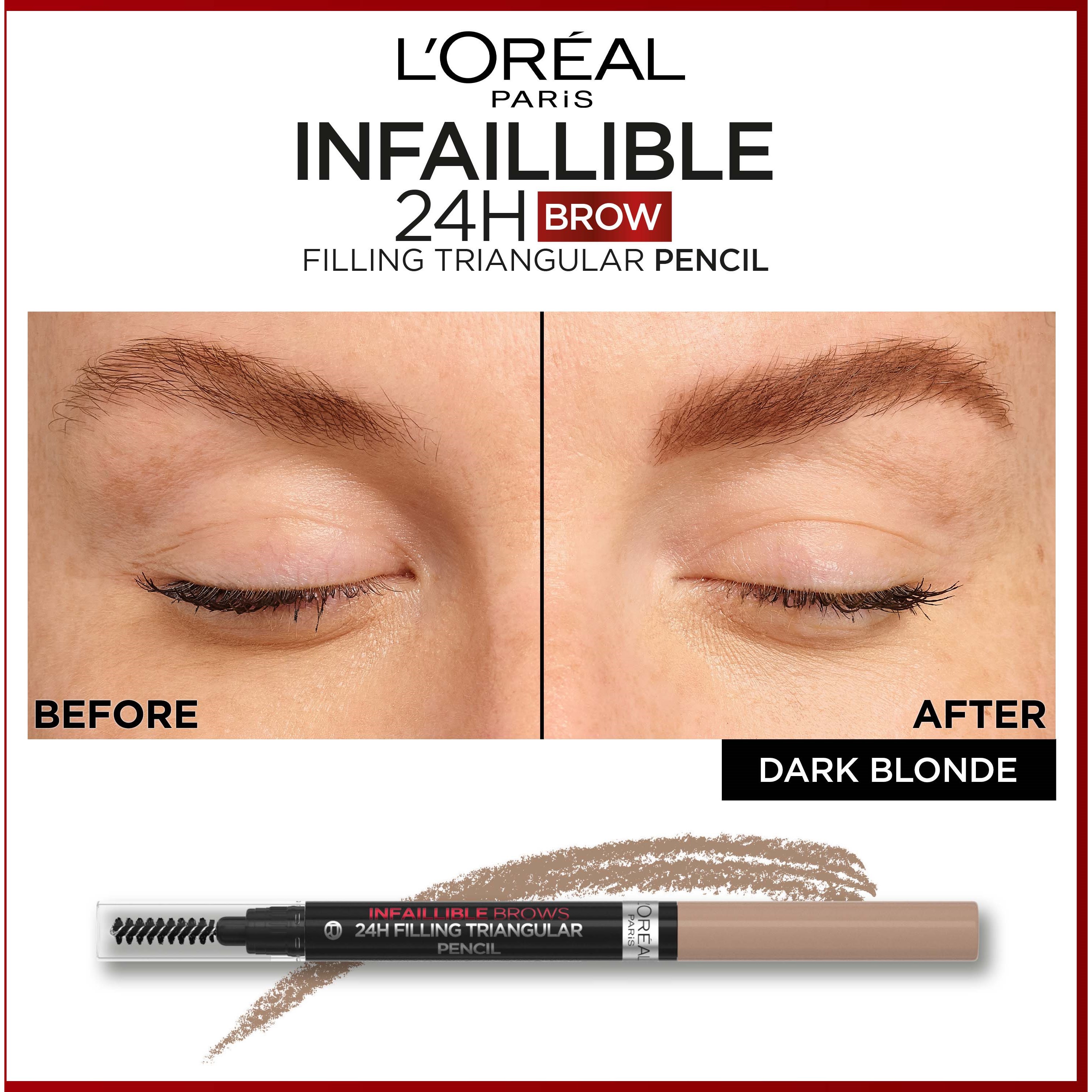 L'Oréal Paris Infaillible Brows 24H Filling Triangular Pencil 6.0 Dark (obrázok 6)