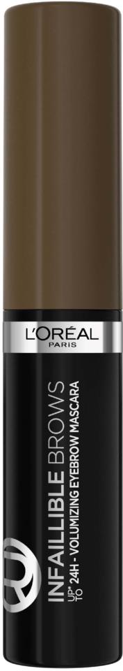 L'Oréal Paris Infaillible Brows 24H Volumizing Eyebrow Mascara 1.0 Ebony