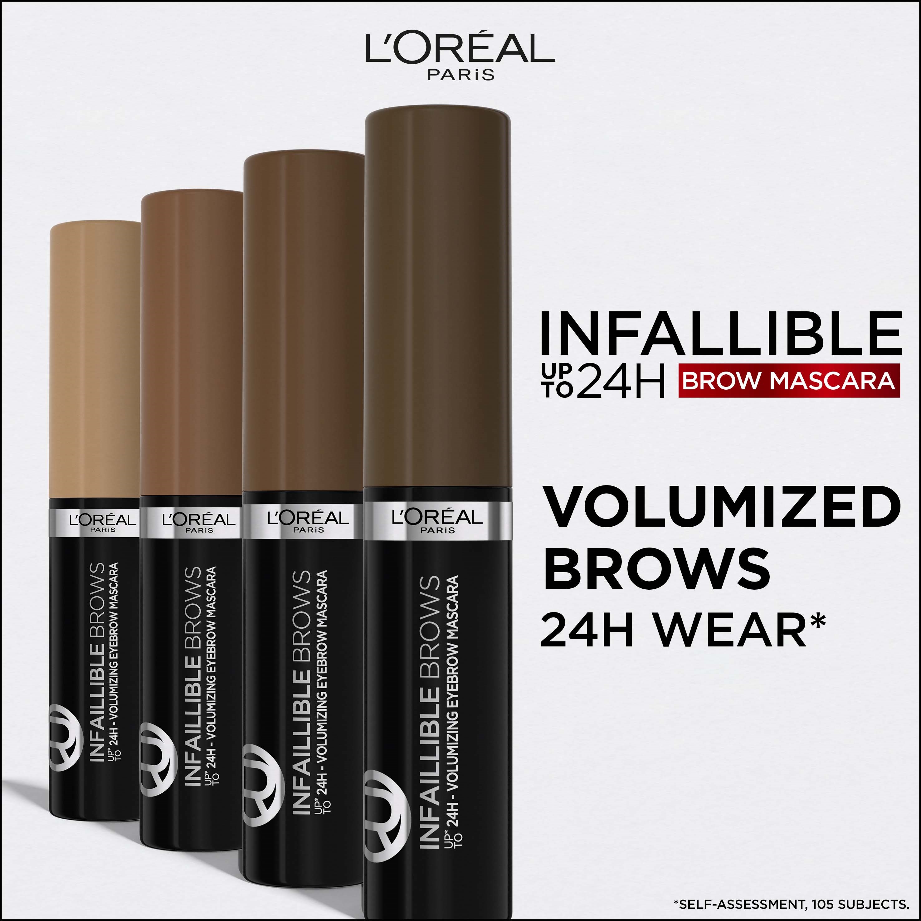 L'Oréal Paris Infaillible Brows 24H Volumizing Eyebrow Mascara 1.0 Ebo (obrázok 3)