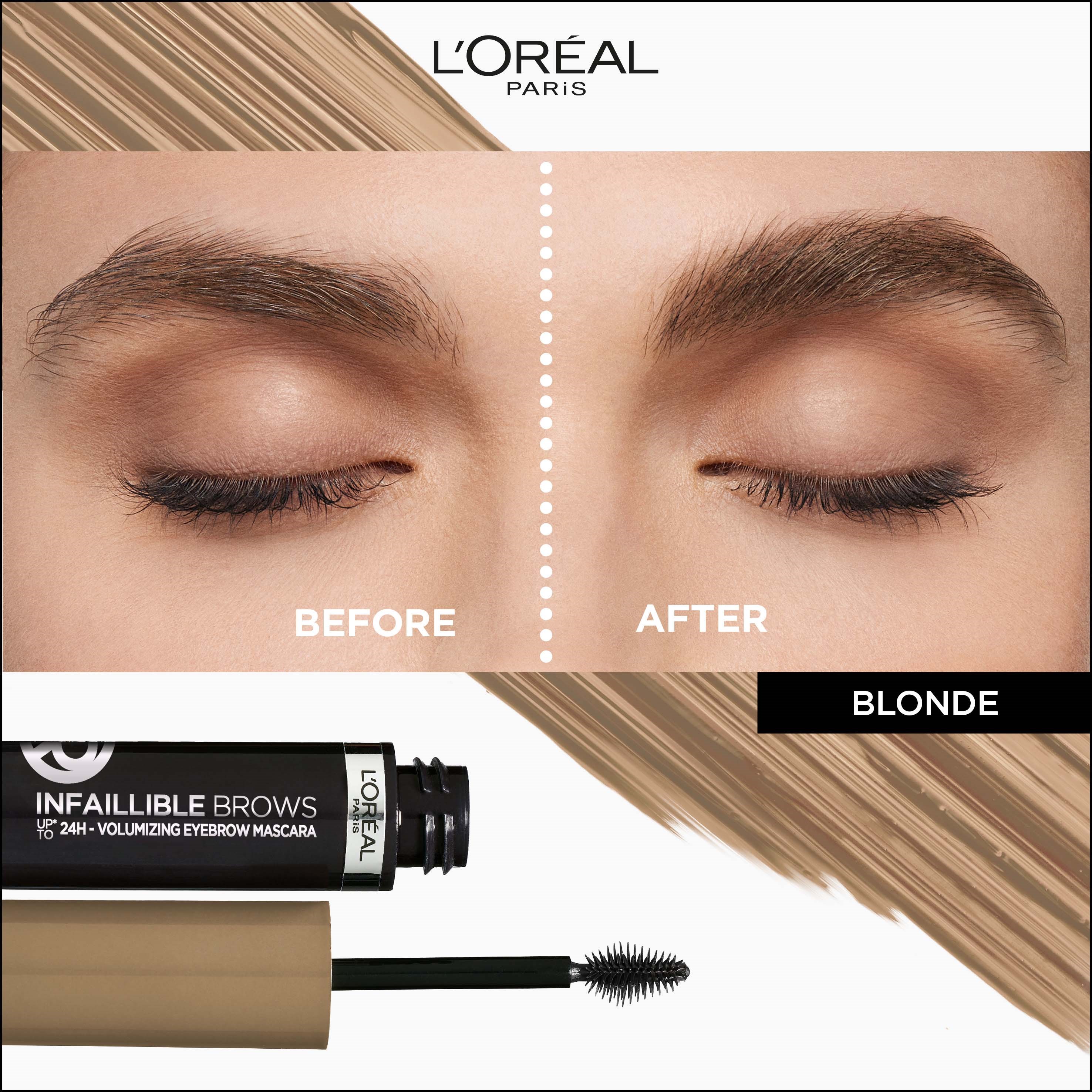 L'Oréal Paris Infaillible Brows 24H Volumizing Eyebrow Mascara 7.0 Blo (obrázok 3)