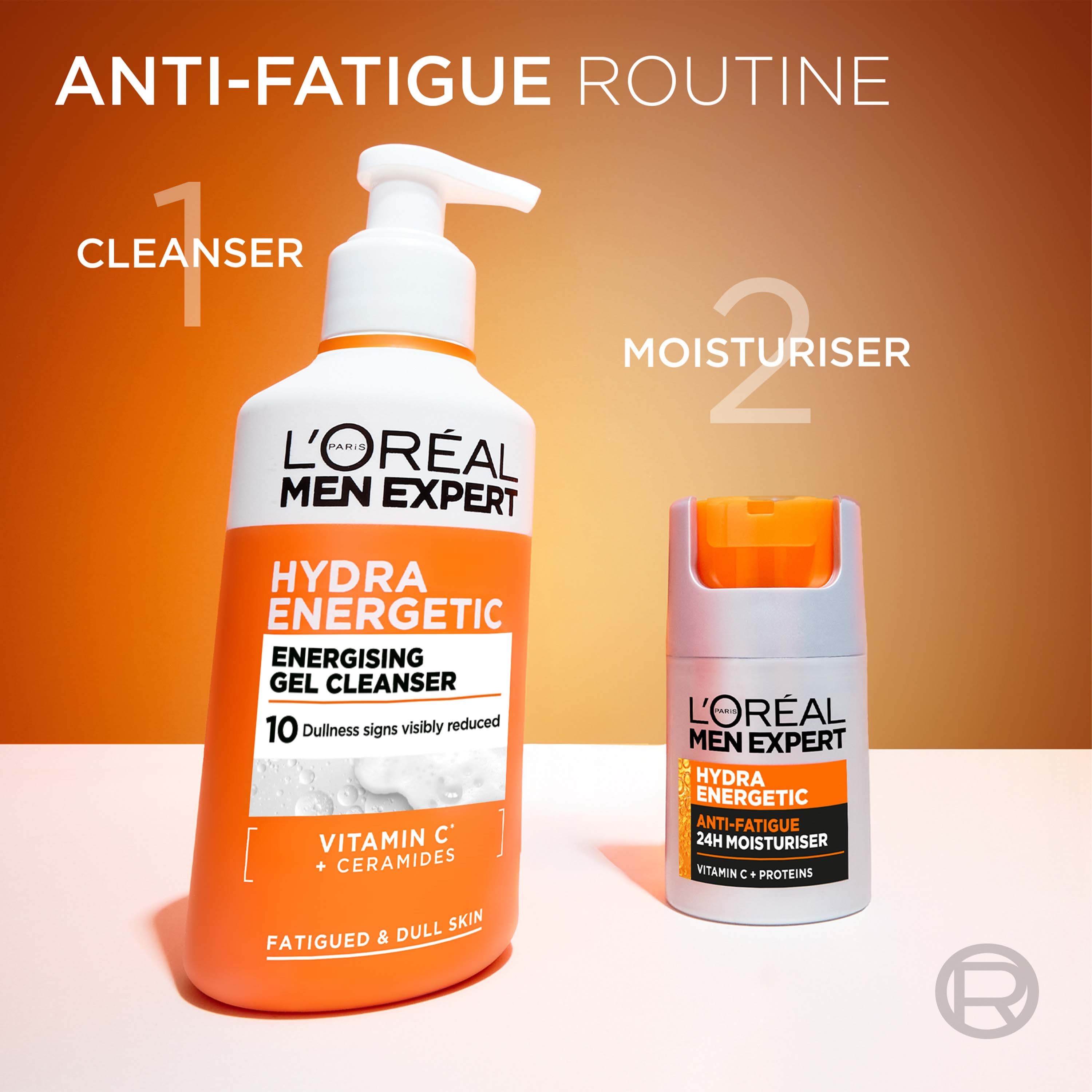 L'Oréal Paris Men Expert Hydra Energetic Vitamin C Gel Cleanser 260 ml (obrázok 10)