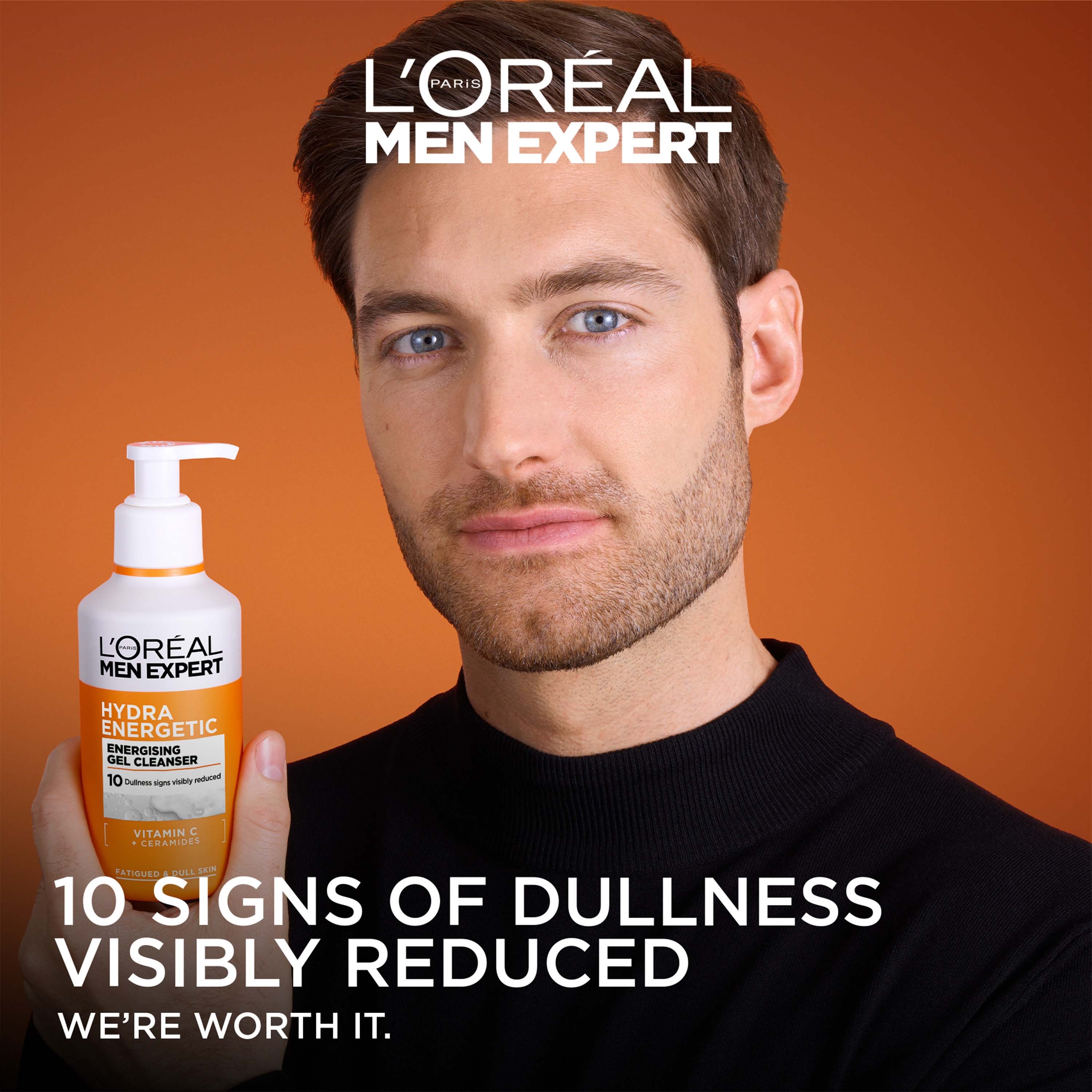 L'Oréal Paris Men Expert Hydra Energetic Vitamin C Gel Cleanser 260 ml (obrázok 5)