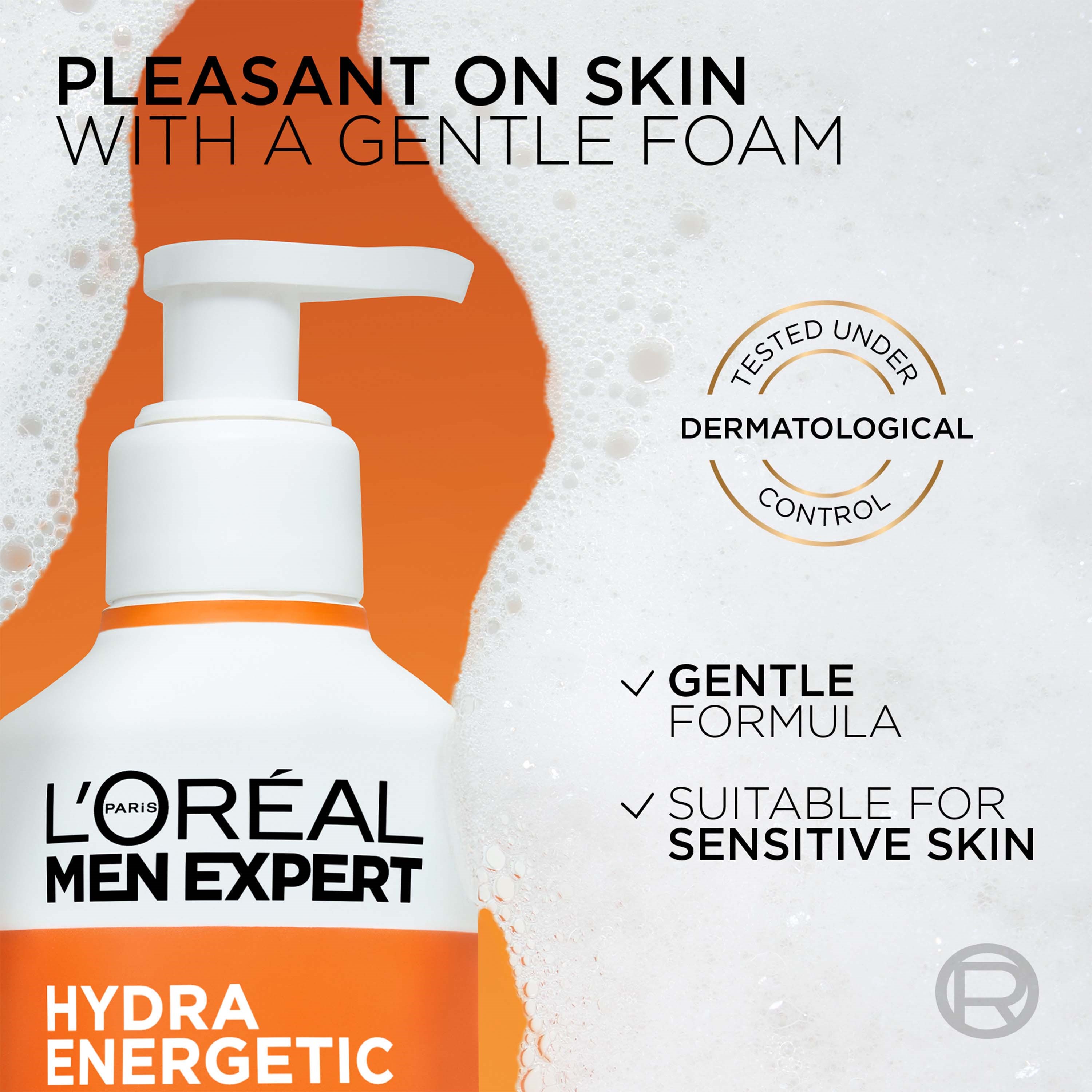 L'Oréal Paris Men Expert Hydra Energetic Vitamin C Gel Cleanser 260 ml (obrázok 8)