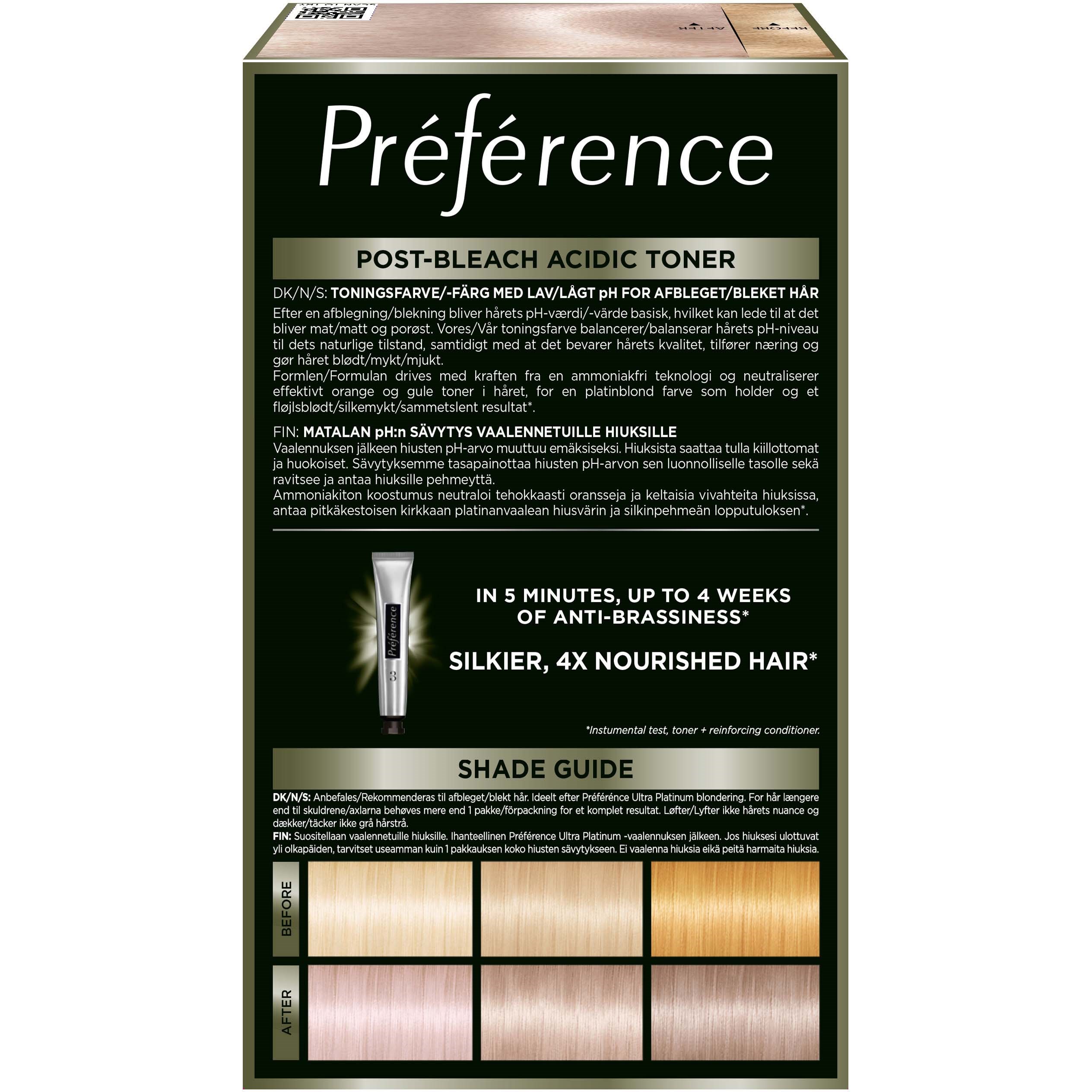 L'Oréal Paris Préférence Le Blonding Acidic Hair Toner 02 Pearly Boost (obrázok 3)