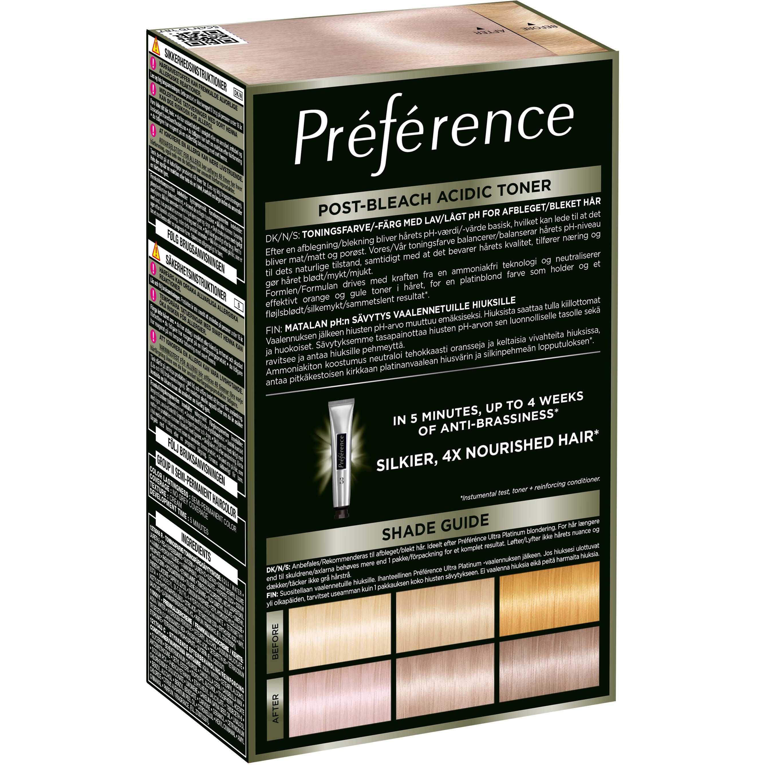 L'Oréal Paris Préférence Le Blonding Acidic Hair Toner 02 Pearly Boost (obrázok 4)
