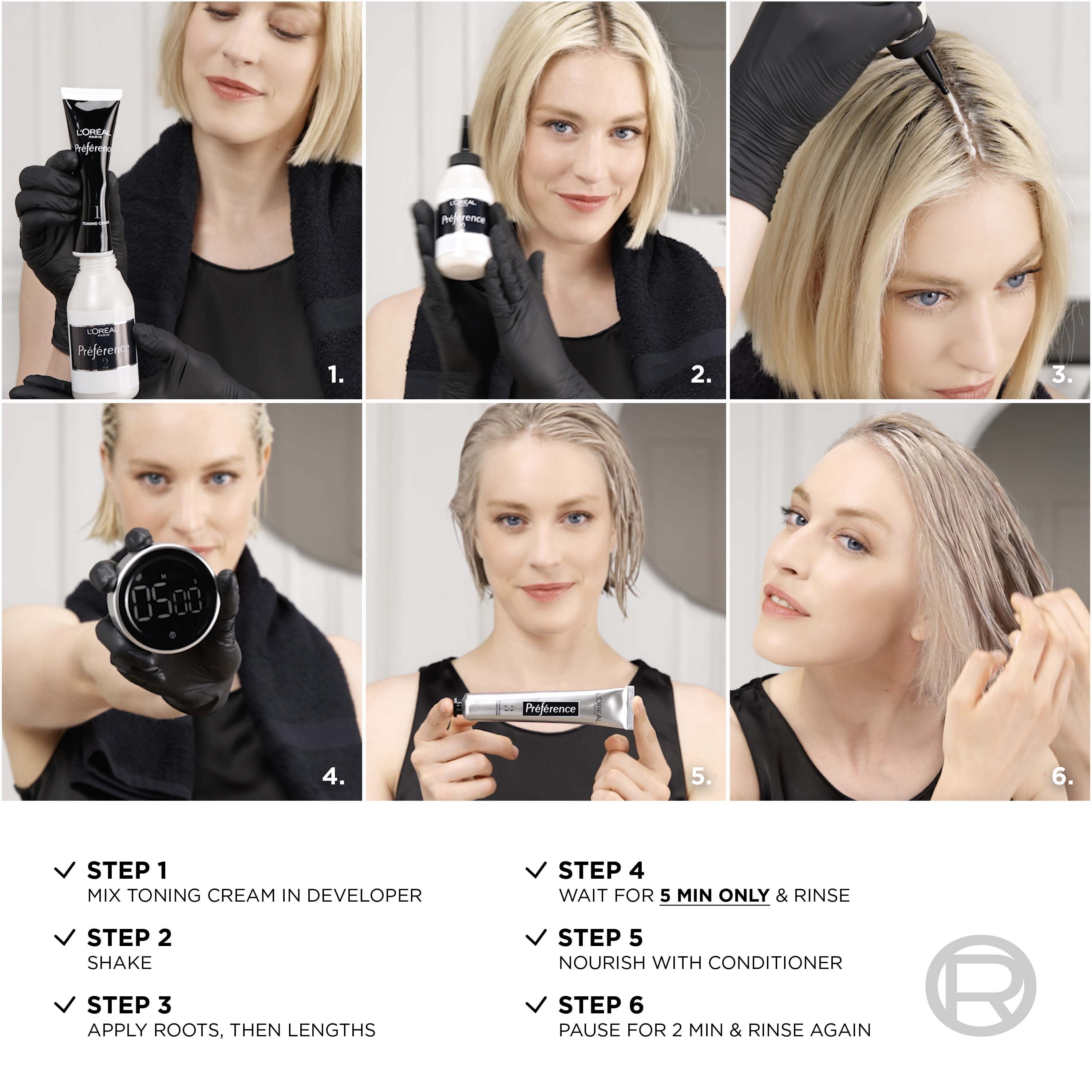 L'Oréal Paris Préférence Le Blonding Toner Platinum Ice (obrázok 11)