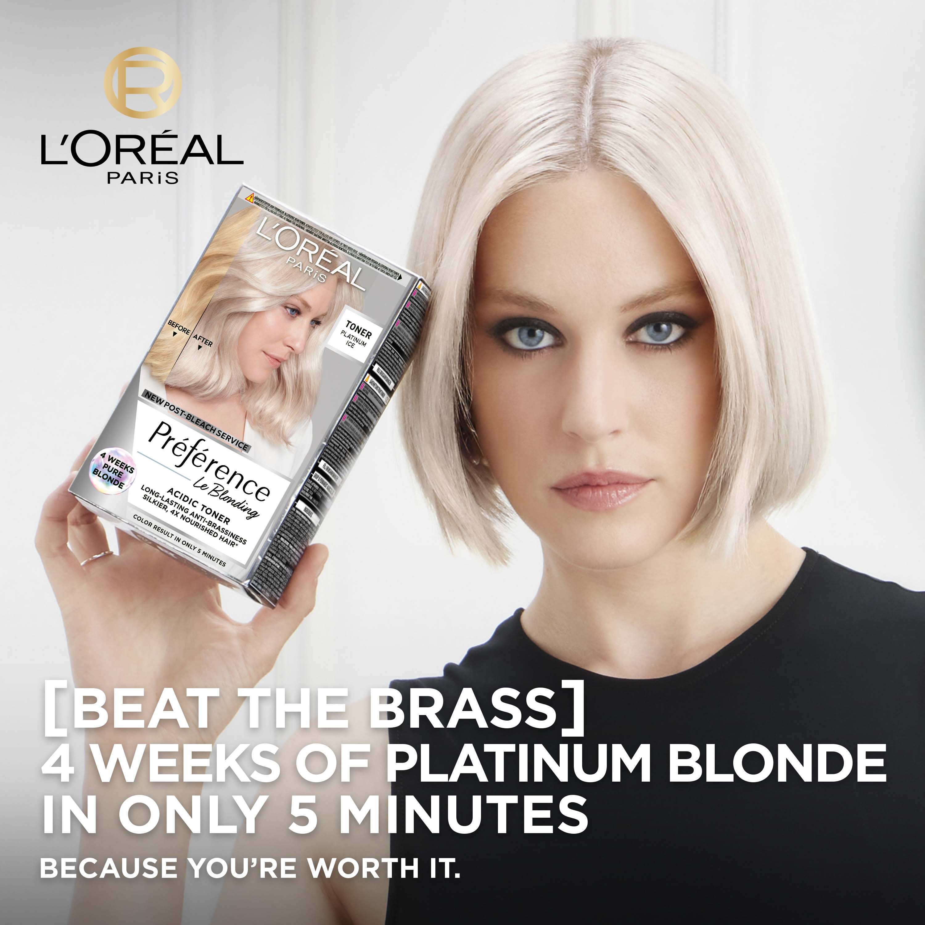 L'Oréal Paris Préférence Le Blonding Toner Platinum Ice (obrázok 4)