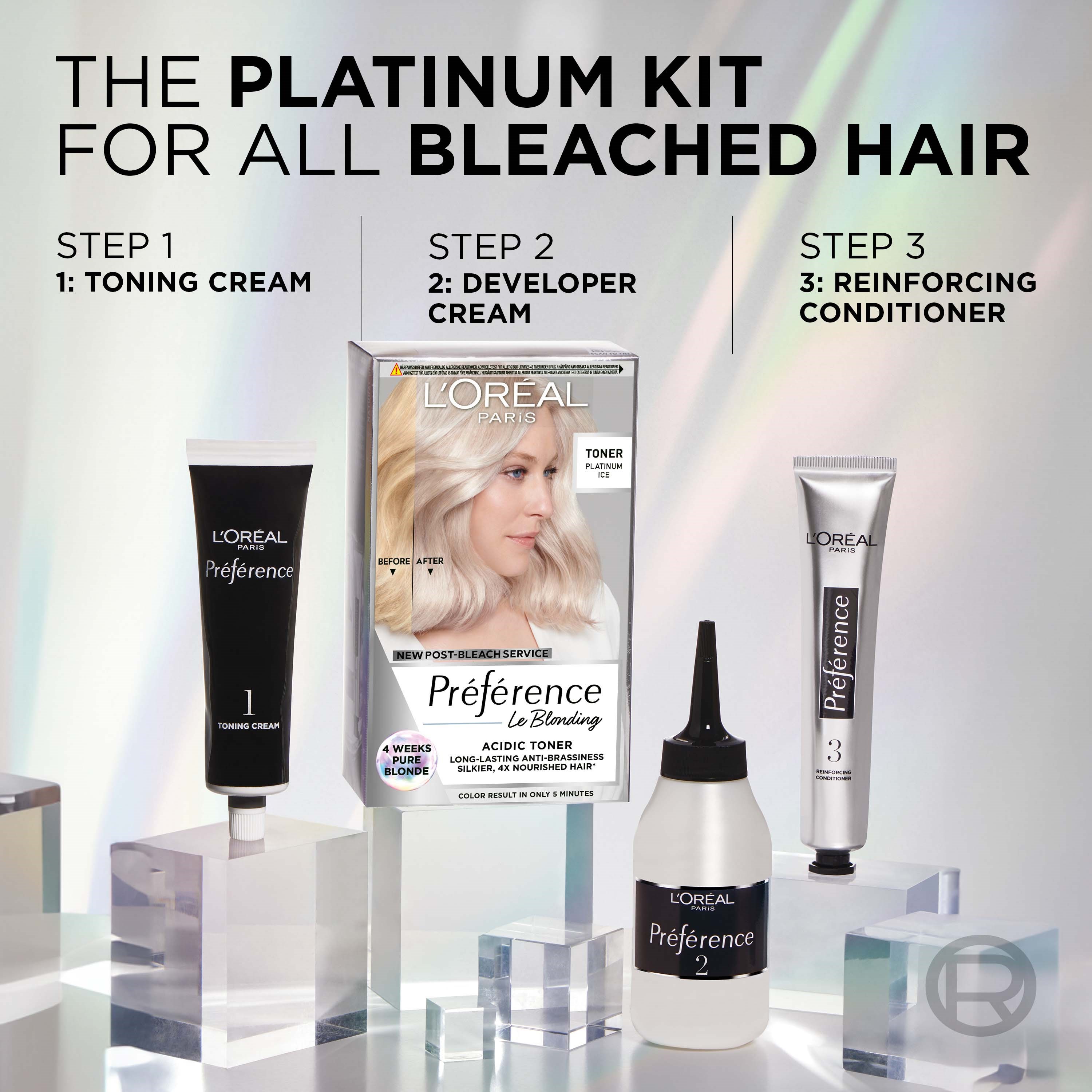L'Oréal Paris Préférence Le Blonding Toner Platinum Ice (obrázok 5)