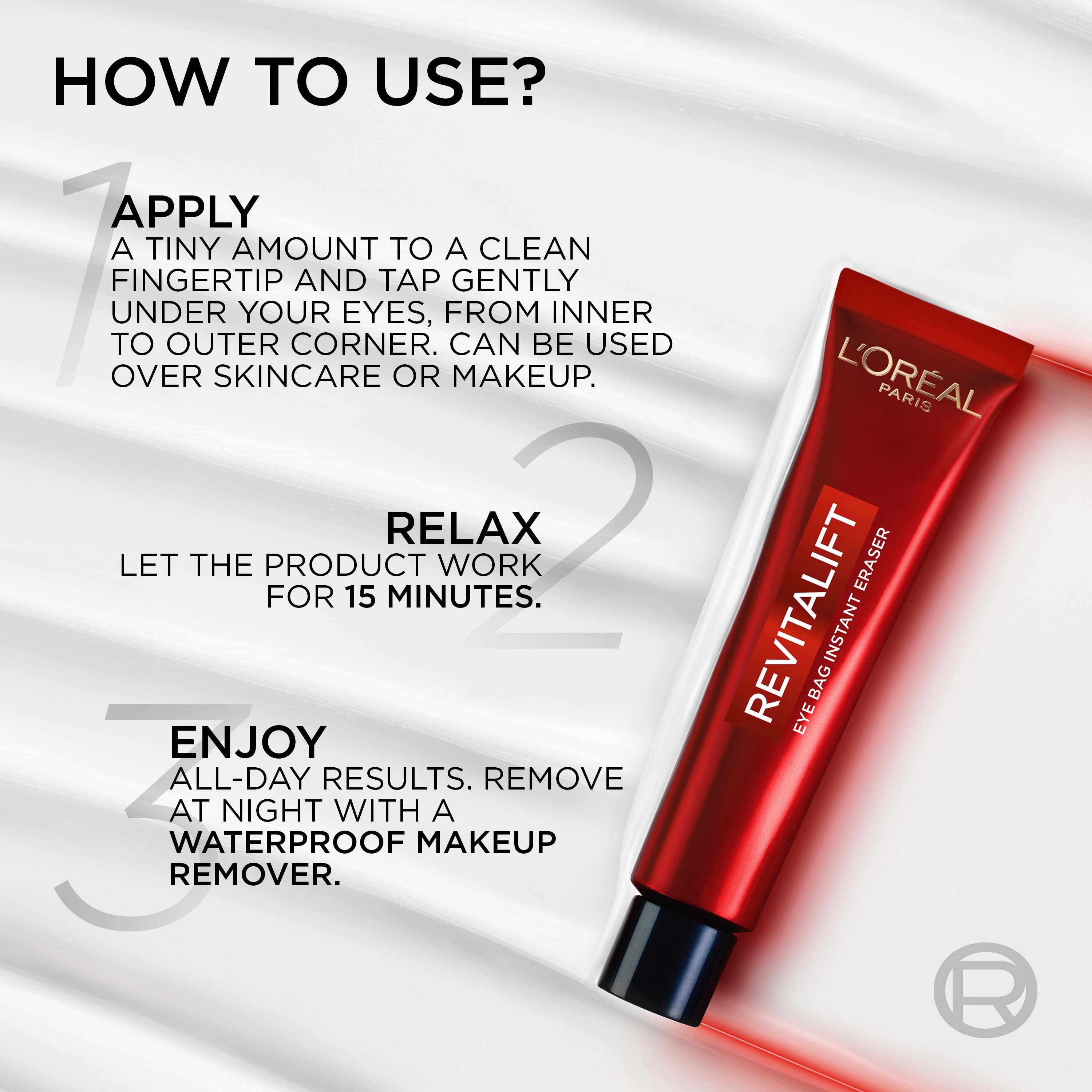 L'Oréal Paris Revitalift Laser Eye Bag Eraser 15 ml (obrázok 7)