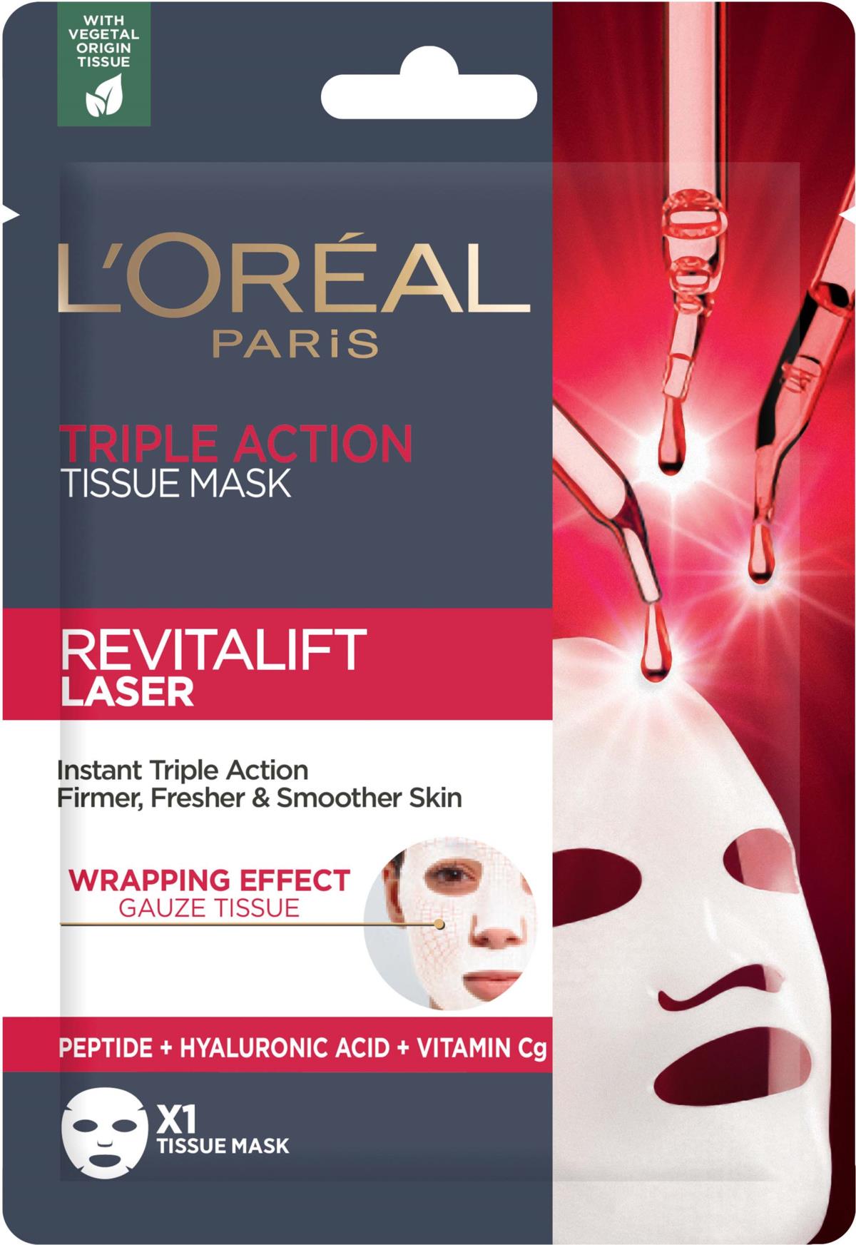 Loreal Paris Revitalift Laser Triple Action Tissue Mask 1 pcs 28 g ...