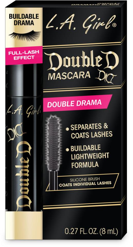 L.A. Girl LA Double D Mascara - Dramatic Black
