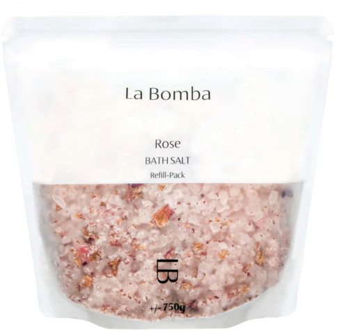 La Bomba Rose Bath Salt Refill Pack 750 g