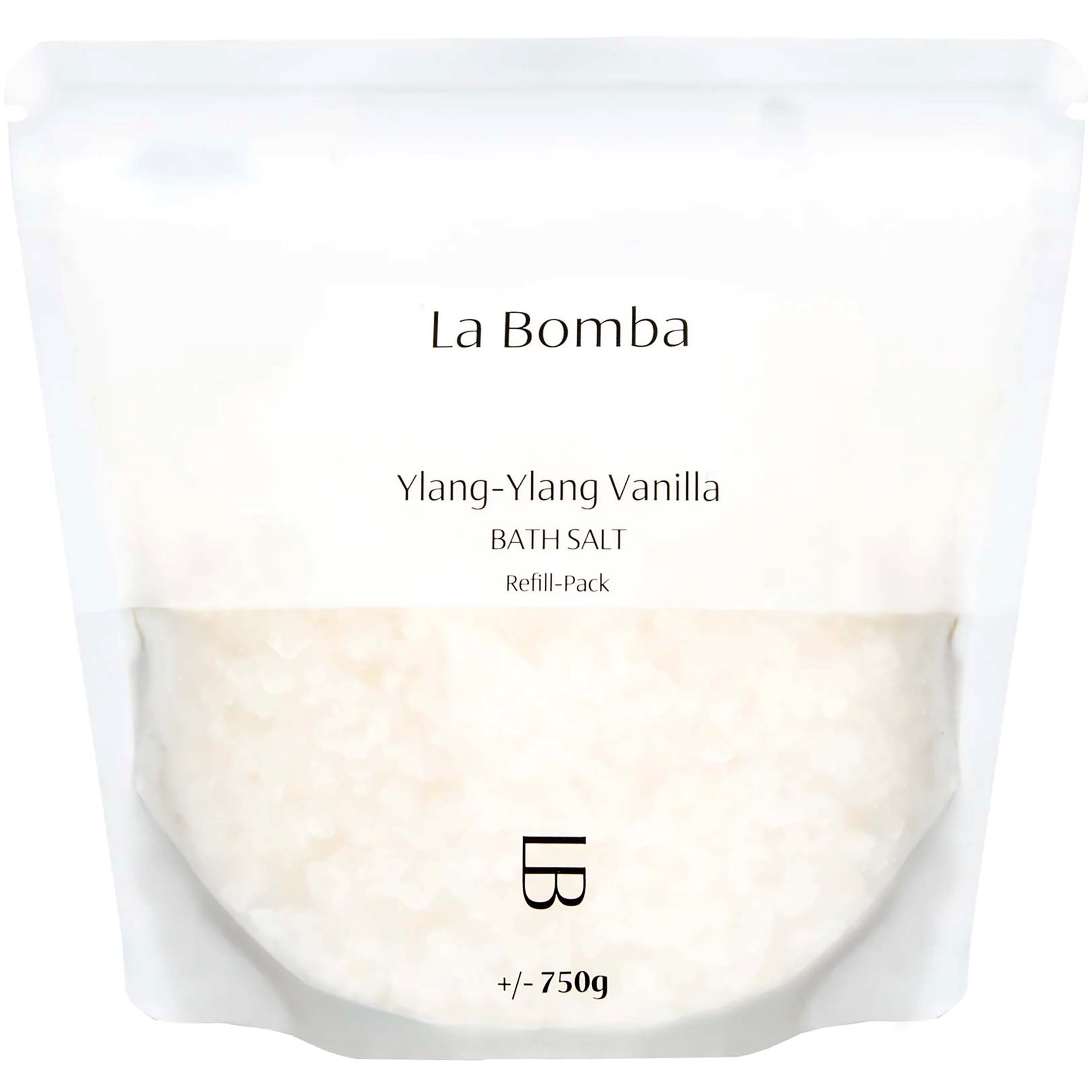La Bomba Ylang-Ylang Vanilla Bath Salt Refill Pack 750 g