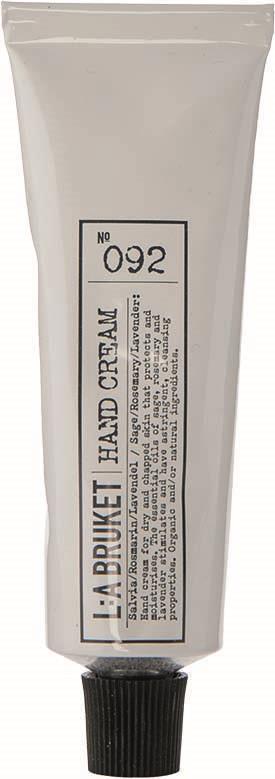 L:a Bruket 092 Handcrème Sage/Rosmary/Lavender CosN 30 ml