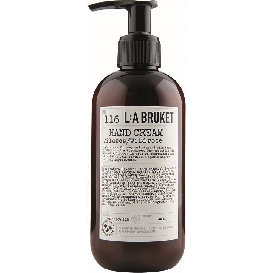 L:A Bruket 116 Handcrème Wild Rose CosN 240 ml