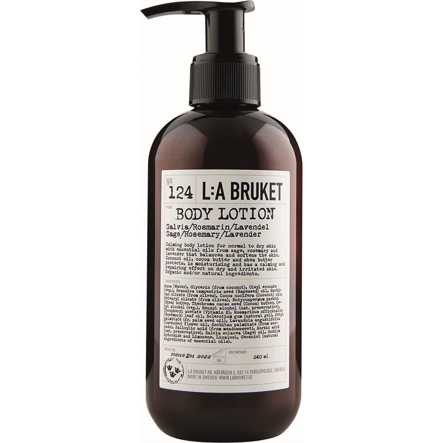 L:A Bruket 124 Body Lotion Sage/Rosemary/Lavender 240 ml