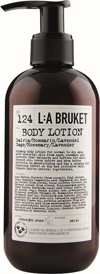 L:a Bruket 124 Body Lotion Sage/Rosemary/Lavender 240 ml