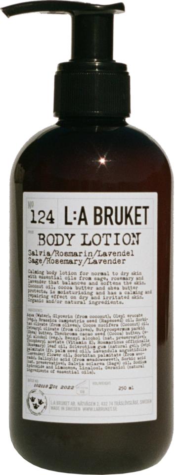 L:a Bruket 124 Bodylotion Salvia/Rosmarin/Lavendel 240 ml