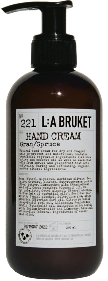 L:a Bruket 221 Handcrème Gran 240 ml