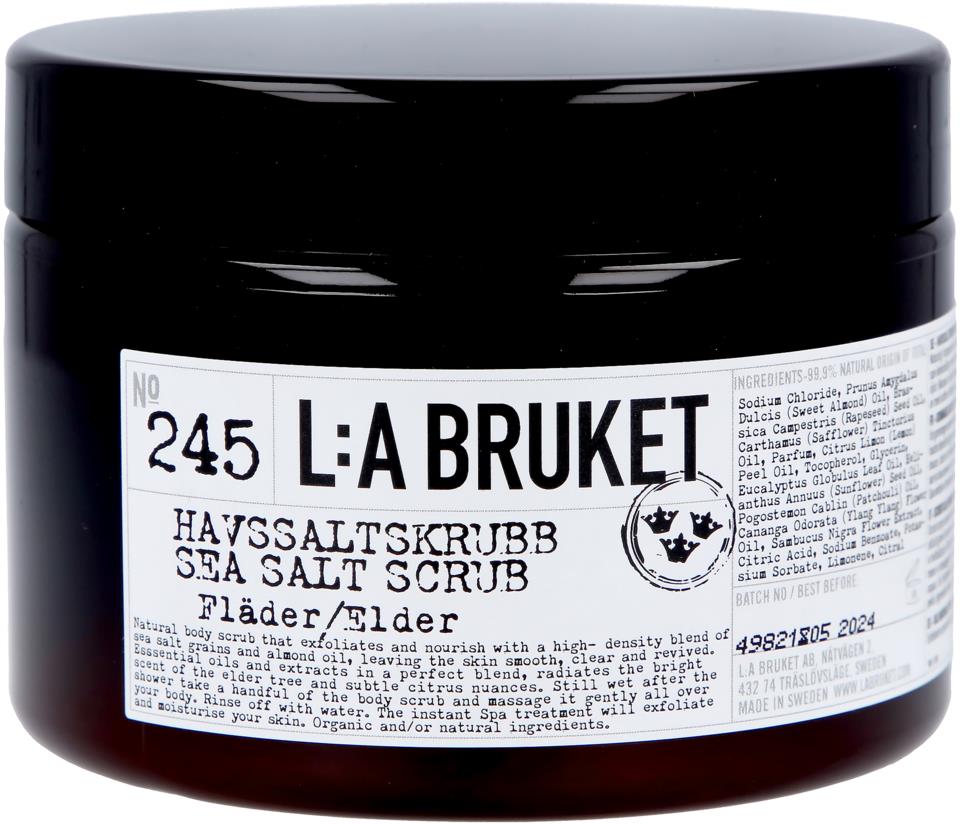 L:a Bruket 245 Havssaltscrub Elder 420 g