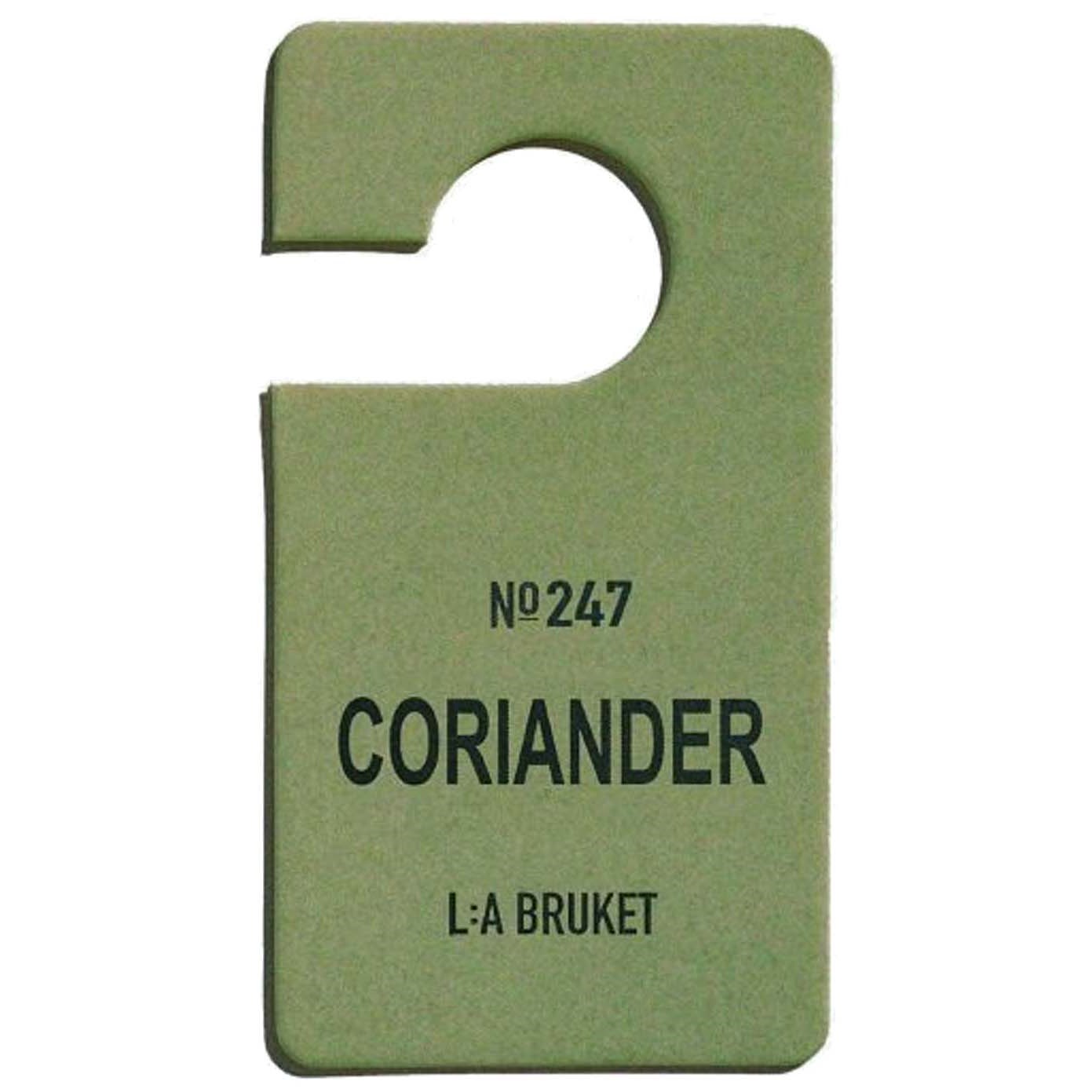 L:A Bruket 247 Fragrance Tag Coriander 18 ml