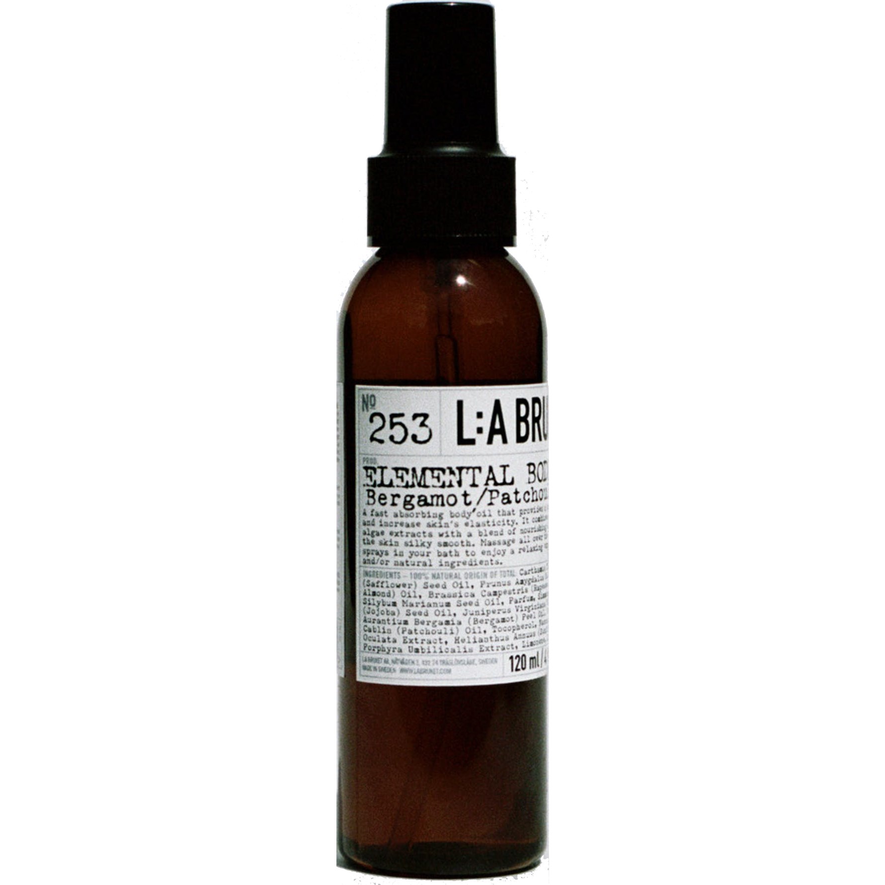 L:A Bruket Elemental Body oil Bergamot/Patchouli  120 ml