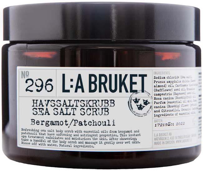 L:a Bruket 296 Sea Salt Scrub Bergamot/Patchouli 420 g