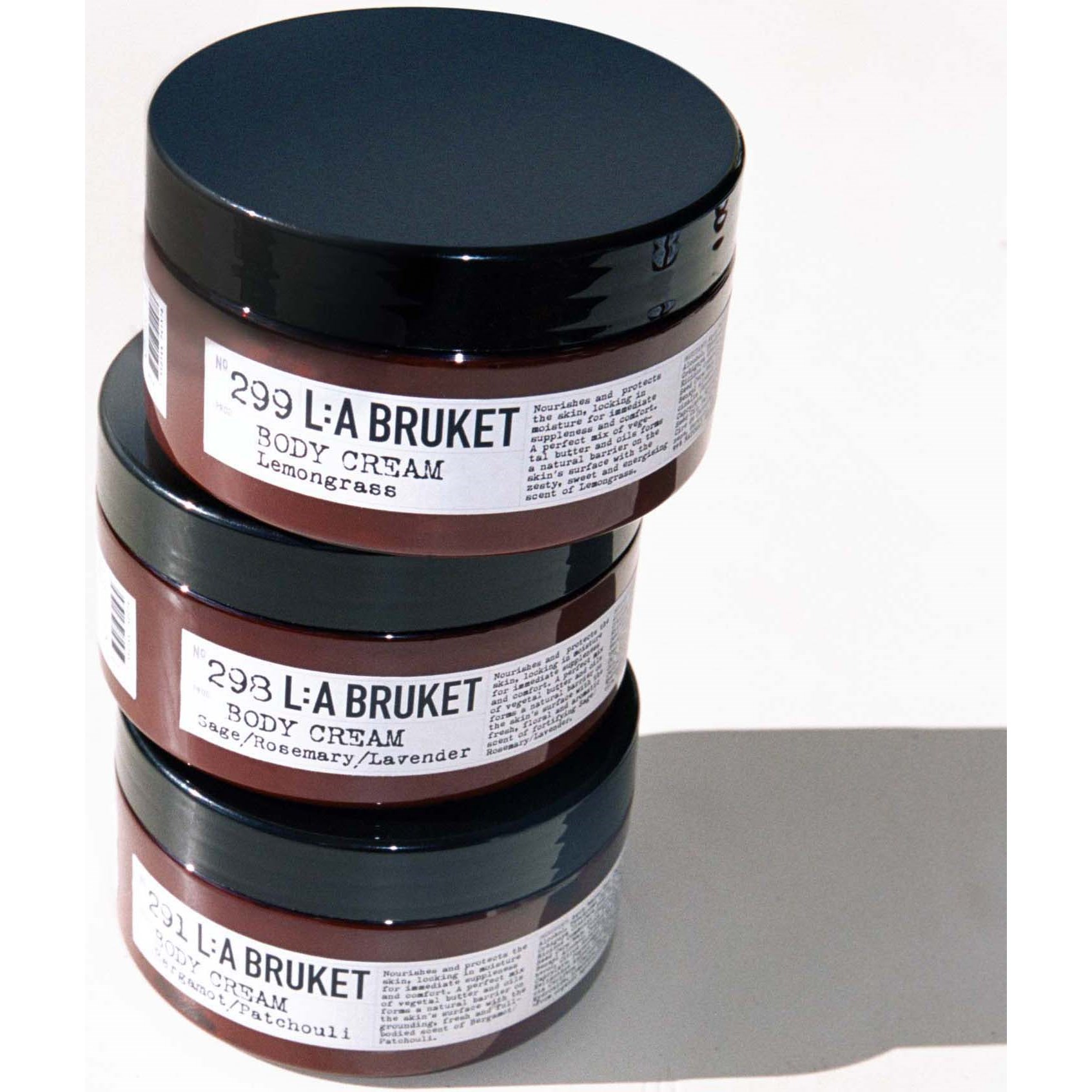 L:a Bruket 299 Body Cream Lemongrass 200 g (obrázok 3)