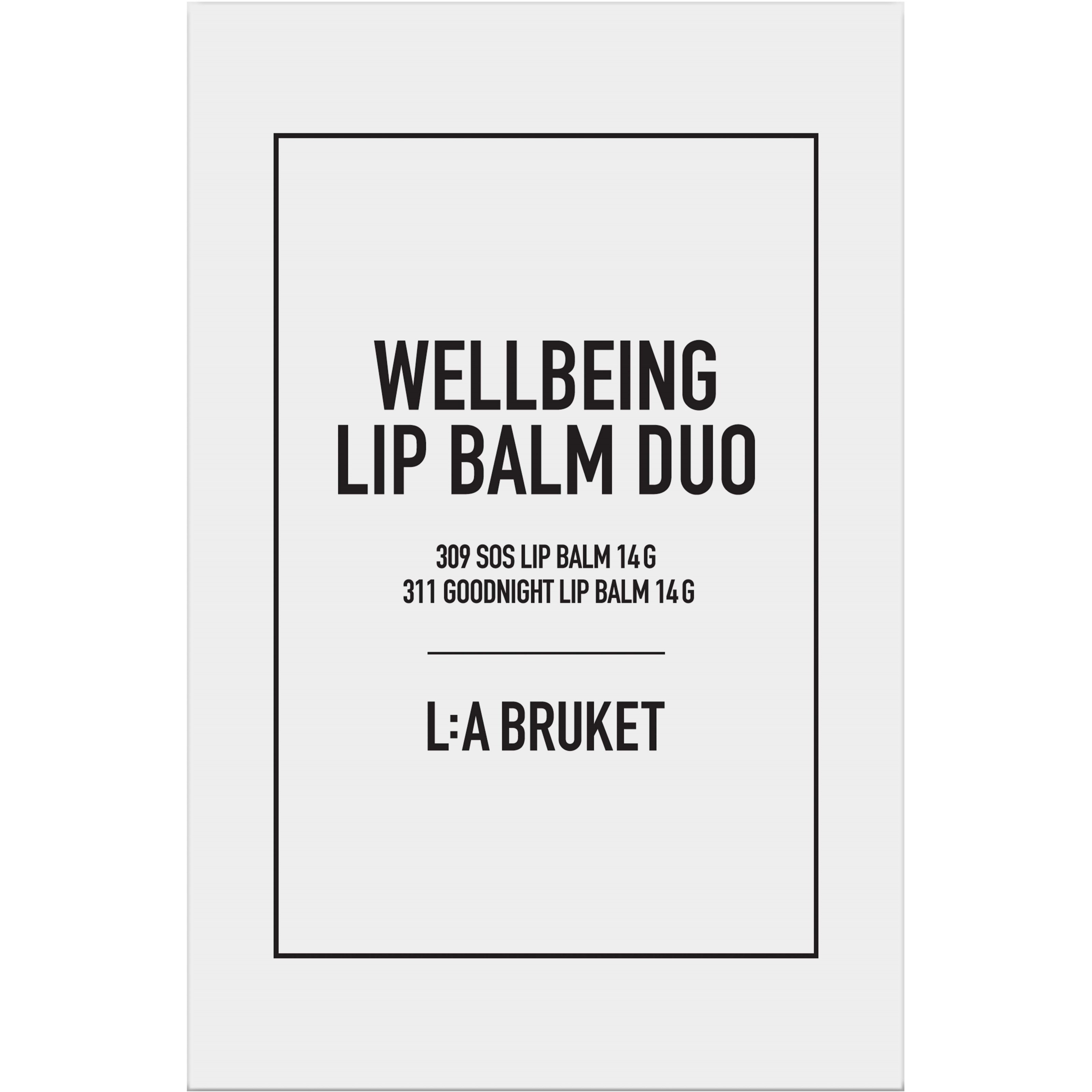 L:a Bruket 324 Wellbeing Lip Balm Duo 28 g billede