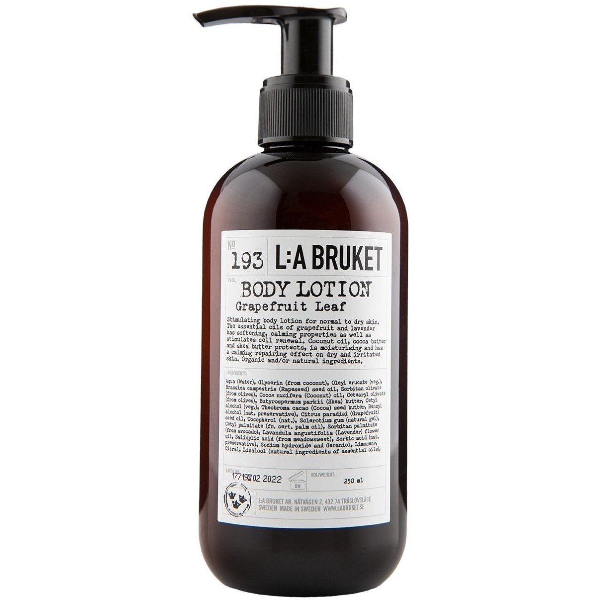 L:A Bruket Bodylotion Grapefruit Leaf