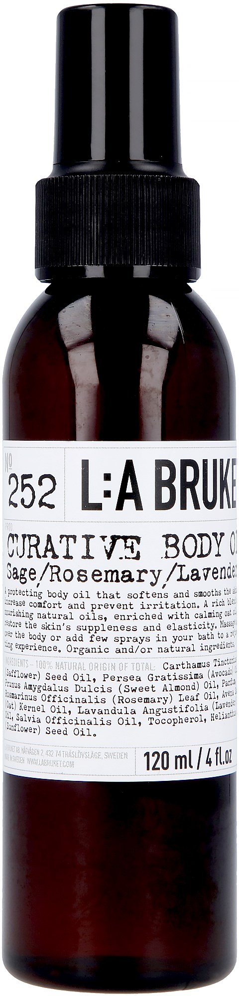 L:a Bruket L:a Bruket Curative Body Oil Sage/Rosemary/Lavender 120 ml