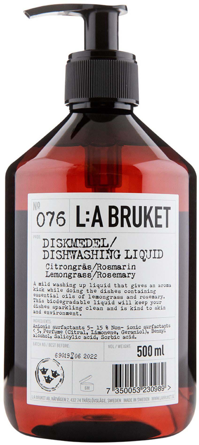 L:a Bruket Dishwashing Soap Lemongrass/Rosemary 500 ml