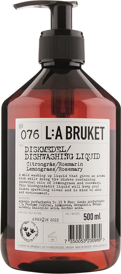 L:A Bruket Citrongræs/Rosmarin 500 ml | lyko.com